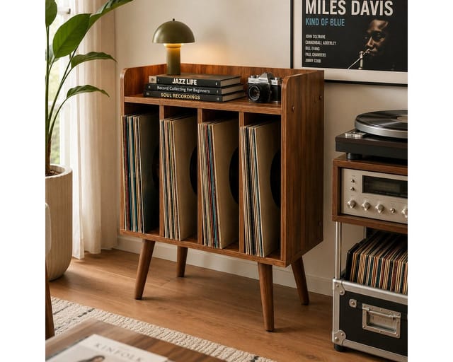 Möbel Kompatibel Mit Vp1 Vinylplatten, Divit Möbel Kompatibel Mit Plattenspieler Im Holzlook