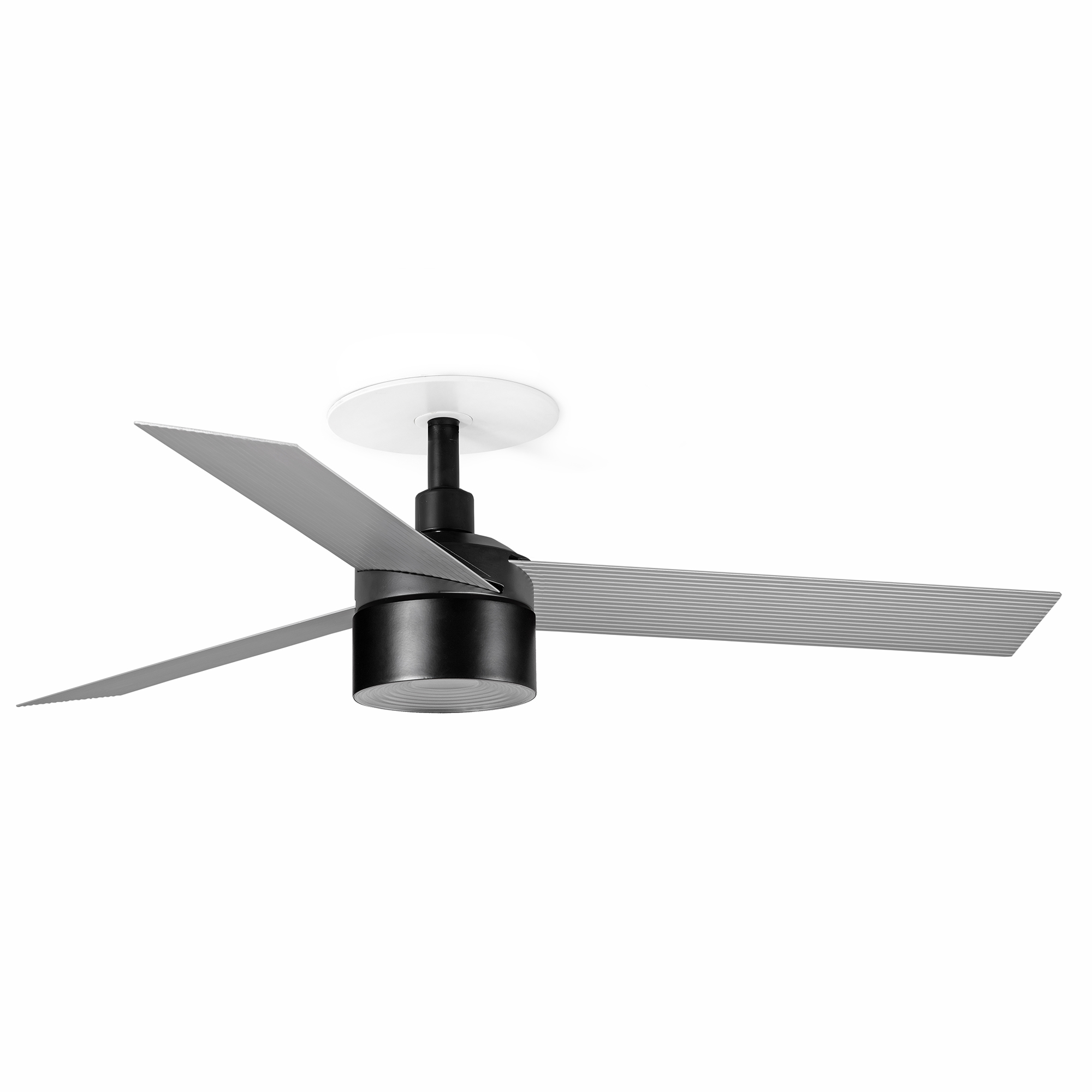 Cruiser Recessed Tek S Ventilatore Nero/aluminium 4000k