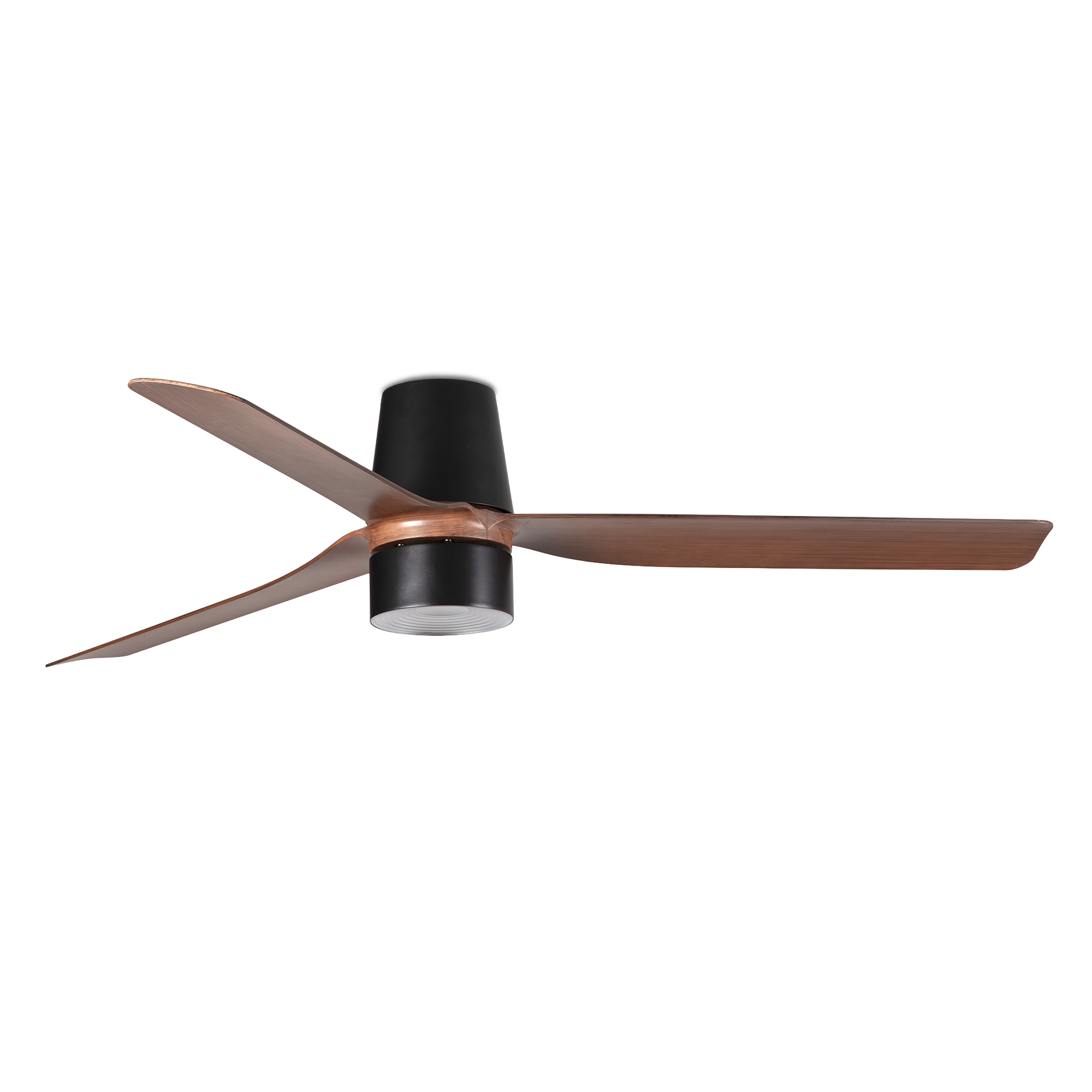 Punt Tub Tek M Ventilatore Nero/noce 3000k