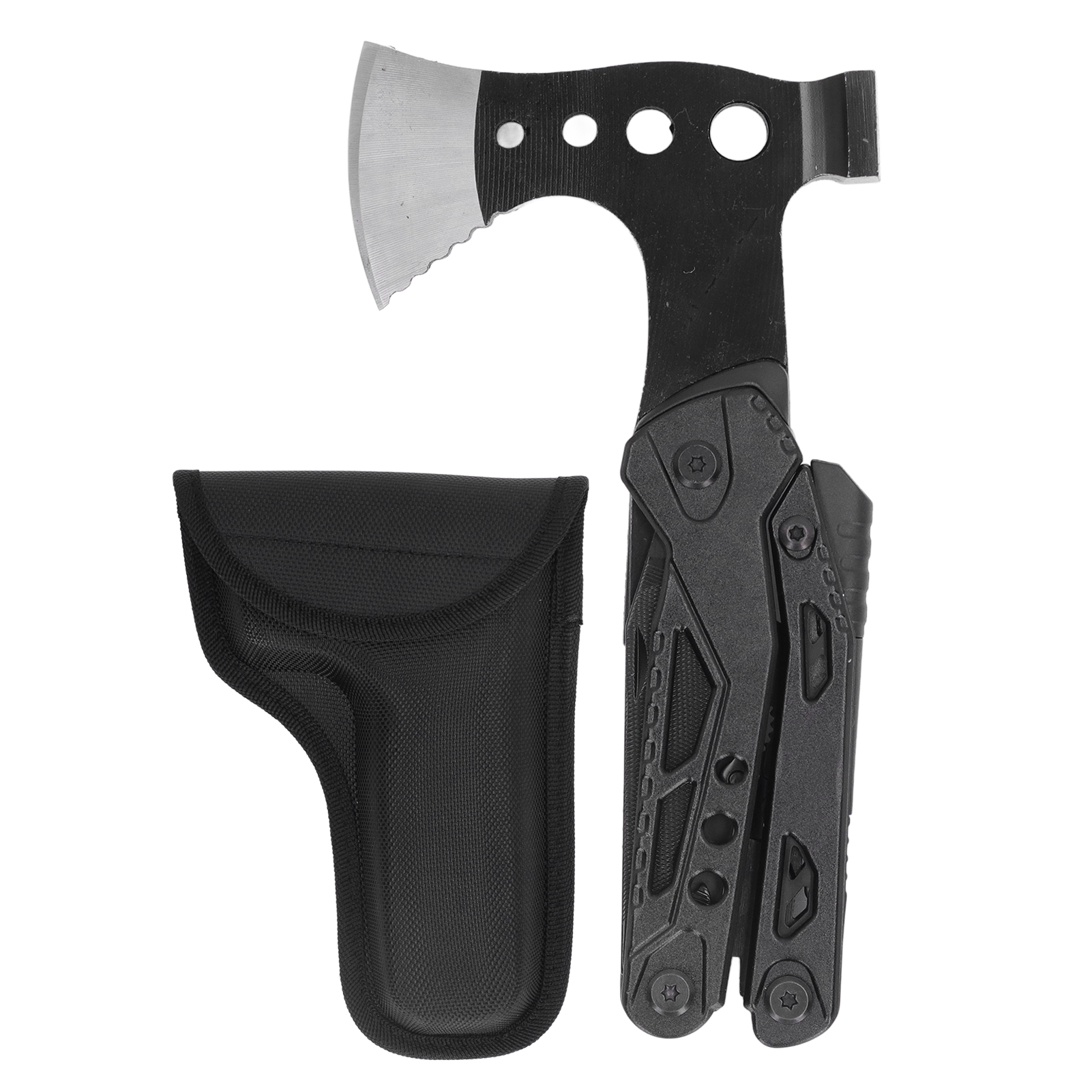 Mini-axt, Hammer, Messer, Zange, Multifunktional, Klappbar, Edelstahl, Für Wandern Und Camping