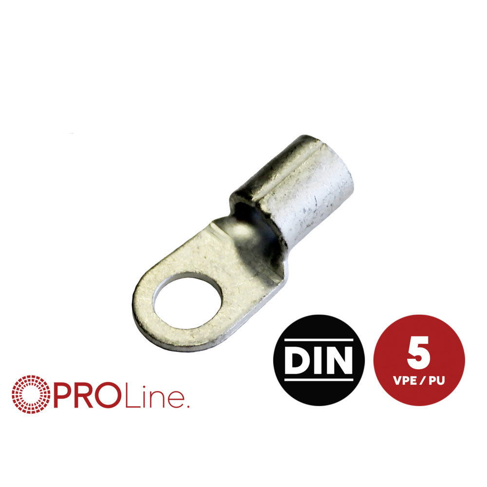 Acv 346516-4-5-p Ringkabelschuh Loch-ø=6.5 Mm Unisoliert 5 St. Piece