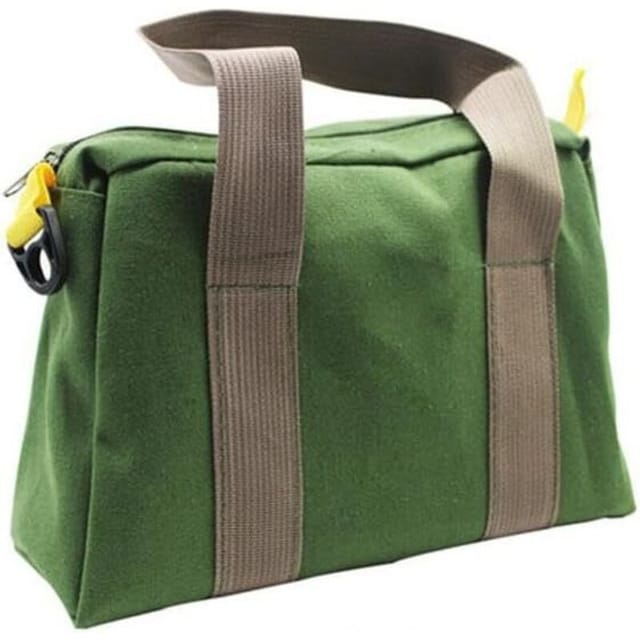 Kleine Werkzeugtasche, Aufbewahrungstasche Aus Segeltuch, Werkzeugtasche Mit Großer Öffnung, Reißverschlusstasche, Multifunktionale Tasche, Große Kapazität