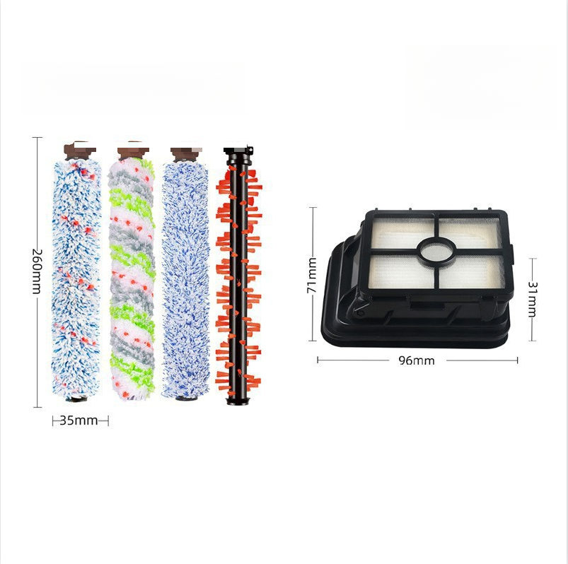 Suitable For Bissell Vacuum Cleaner Accessories, Compatible With 1866/1868/1785/1926 Models, Carpet And Floor Brushes, Filters.