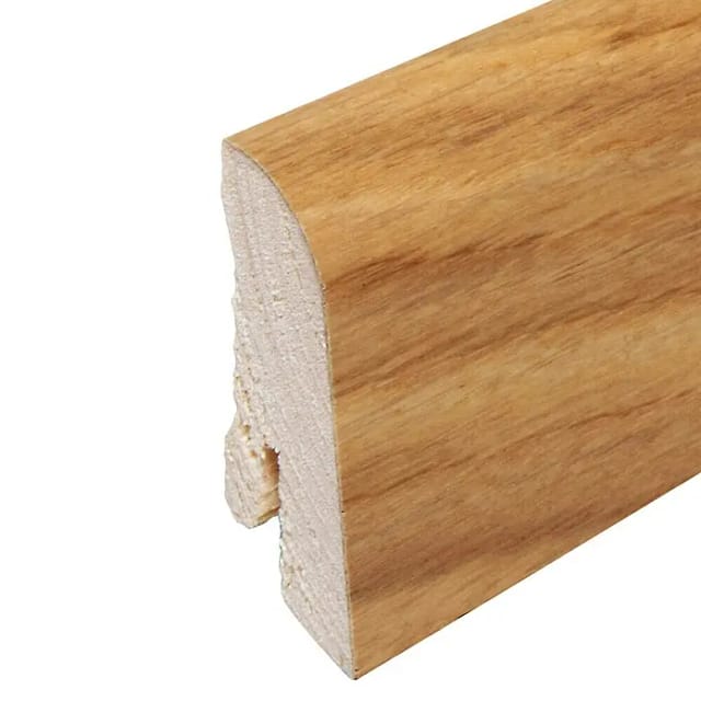 Kgm Sockelleiste Express 45 Eiche Hell Massivholz 18x45mm 2,4m