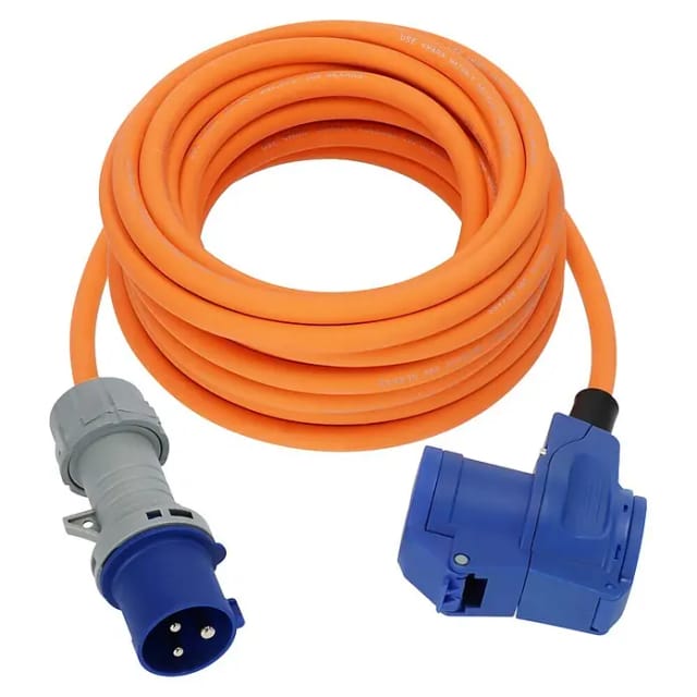 Brennenstuhl 1167650310 Strom Camping-cee-verlängerungskabel Blau, Schwarz, Grau, Orange 10 M H07r