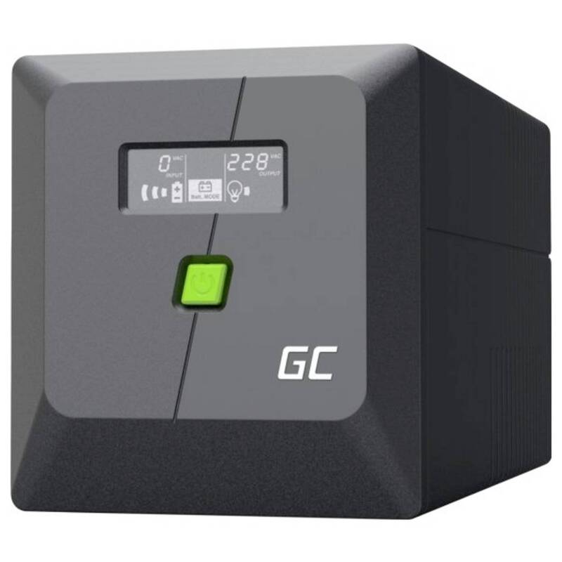 [neuwertig] B-ware Usv Stromversorgung Notstromversorgung Greencell Schwarz Tower Lc Display