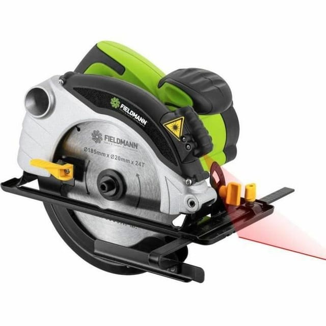 Fieldmann Fdk 201302-e Handkreissäge 1300w Schwarz Grün Grau