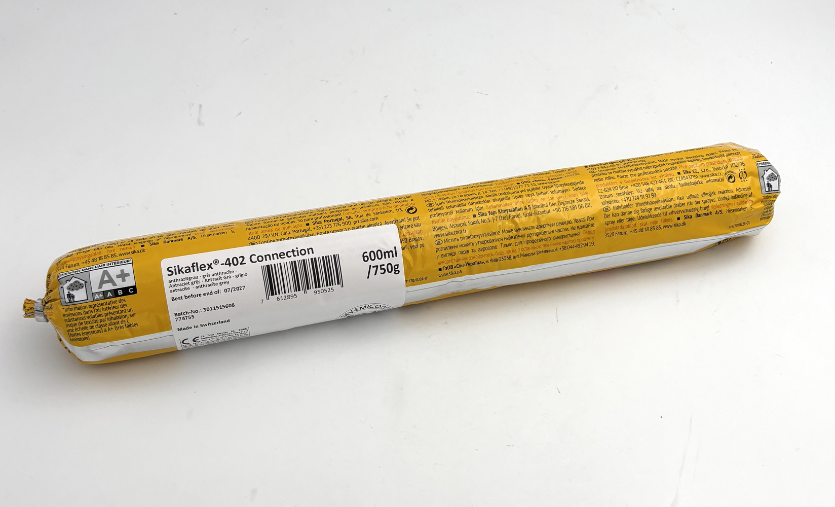 Sikaflex-402 Connection Fugendichtstoff Anthrazitgrau 600ml