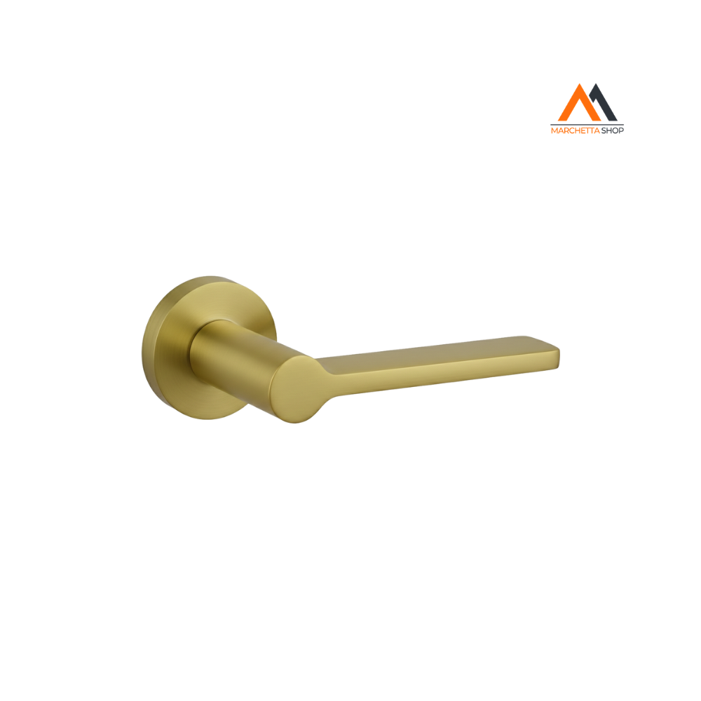 Alu-regengriff C/rb T 50 F/ch. Satiniertes Messing
