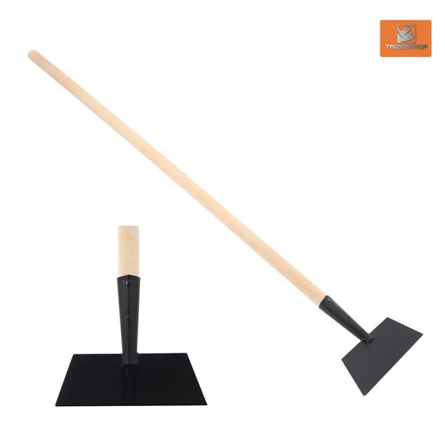 Eisstößer, Betonstößer, Rasenkantenstecher 20 Cm Stahl Mit Holzstiel 110 Cm Lang