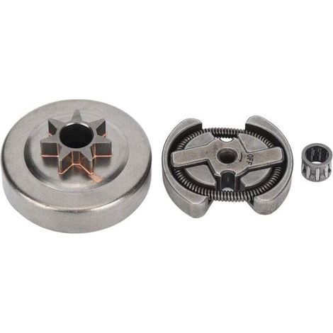 Clutch Drum, Chainsaw Clutch Drum Sprocket Bearing Assembly 3pcs Kit Fit For Husqvarna 235 E 240136137141142 36 41 Replacement Parts