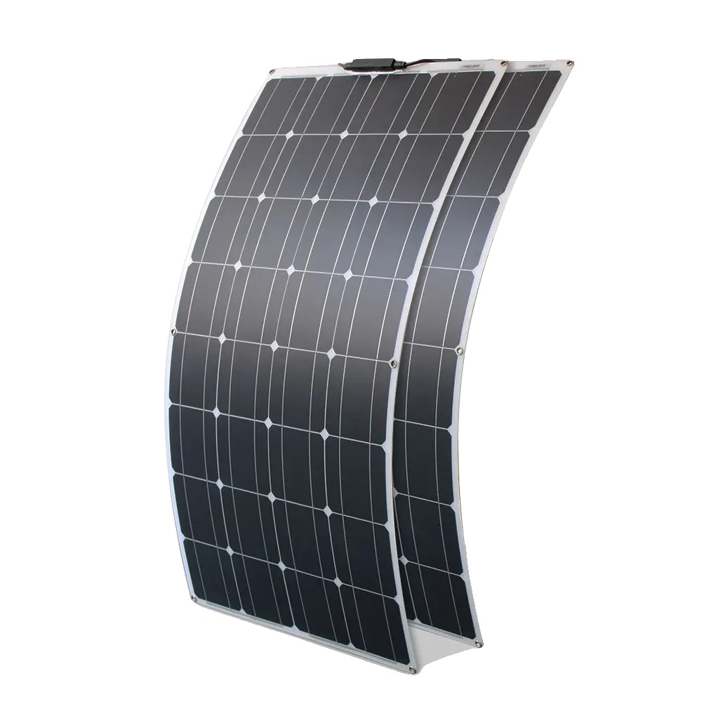 Solarmodul, Hohe Effizienz, Robustes Design, 2 Stück 100 W