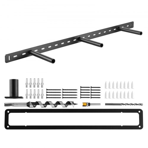 Regalhalterung, 1 Stk., Schwerlast Regalhalter 86 Kg Tragkraft, Regalträger 863,6x157,4x38,1 Mm, Für Versteckte Regale, Unsichtbare Halterung Für Schwebende Regale Zur Wandmontage