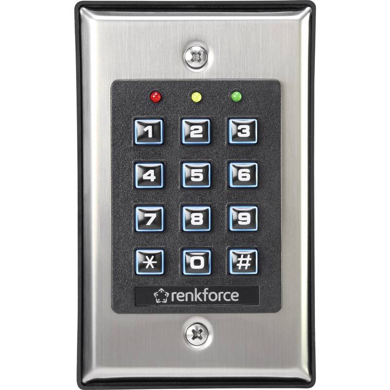 [neuwertig] B-ware Renkforce Codeschloss Aufputz Zahlencode Zugangskontrolle Mit Tastatur 72x117mm
