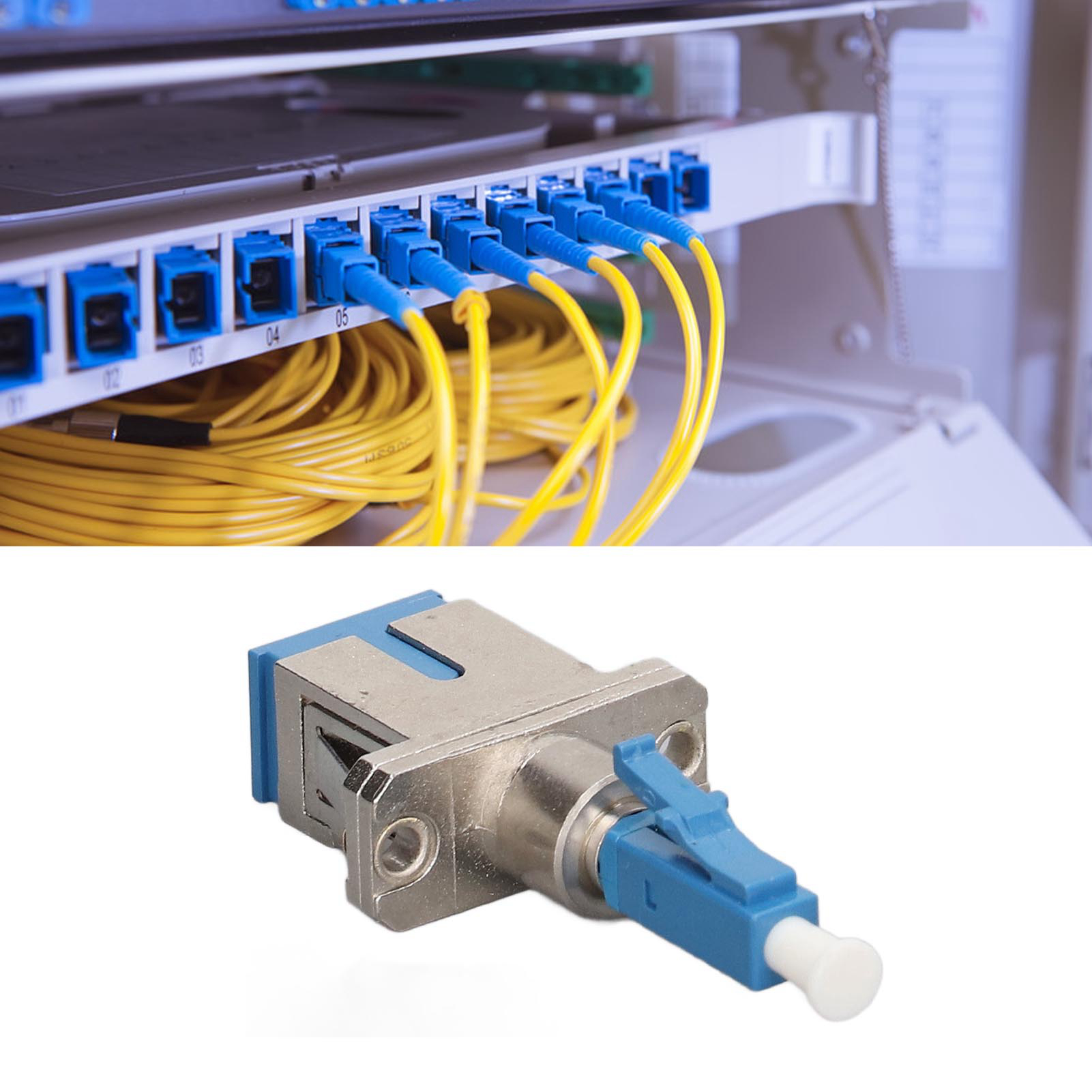 Sm9/125 Lc-stecker Auf Sc-buchse Glasfaseradapter, Hybridadapter, Kompatibel Mit Optischem Fehlerortungsgerät Für Optisches Wattmeter