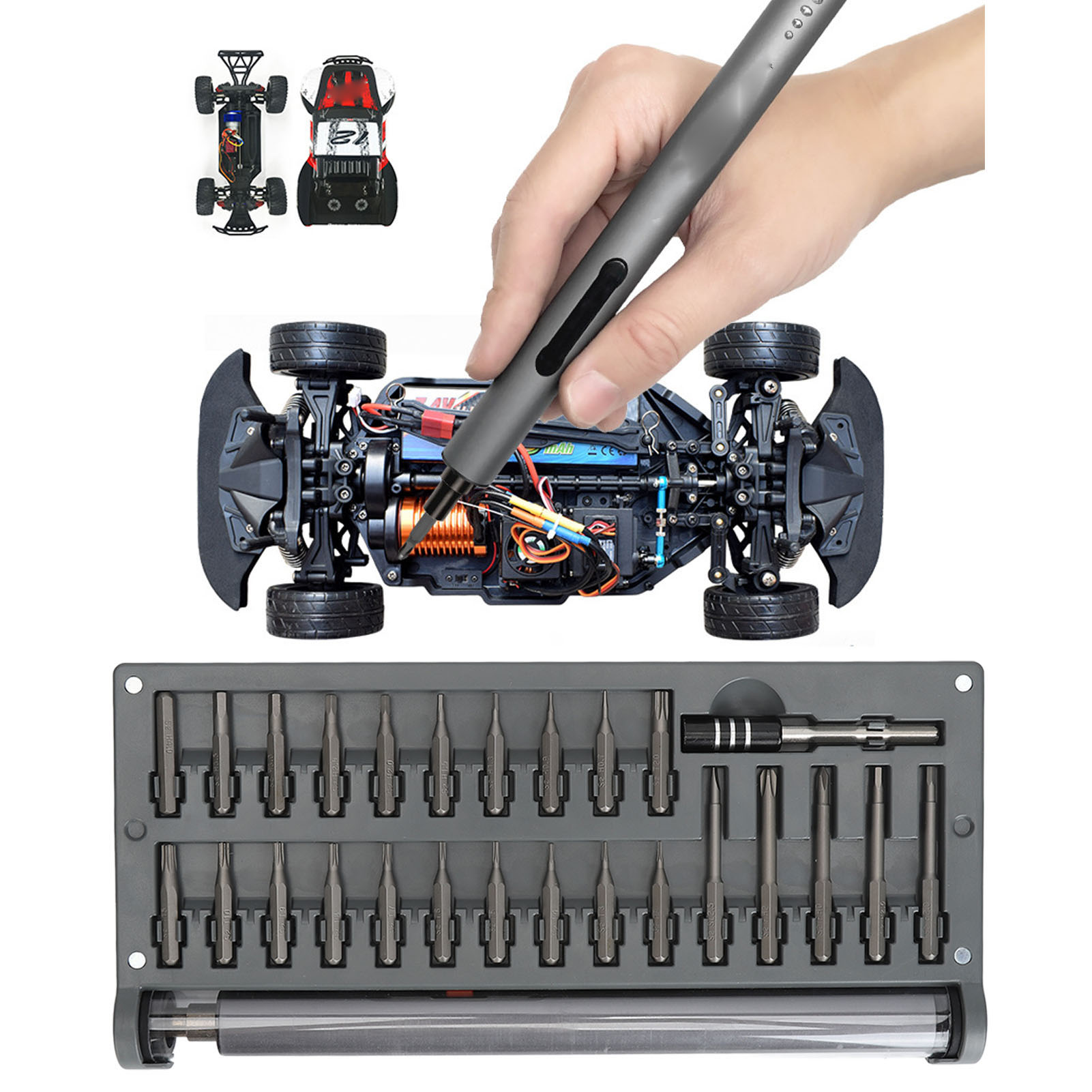 Mini-präzisions-elektroschraubendreher, Ideal Für Brillen, Uhren, Kameras, Laptops, Drohnen, Spielzeug, Smartphones, Elektronische Produkte, Ps4 Usw.