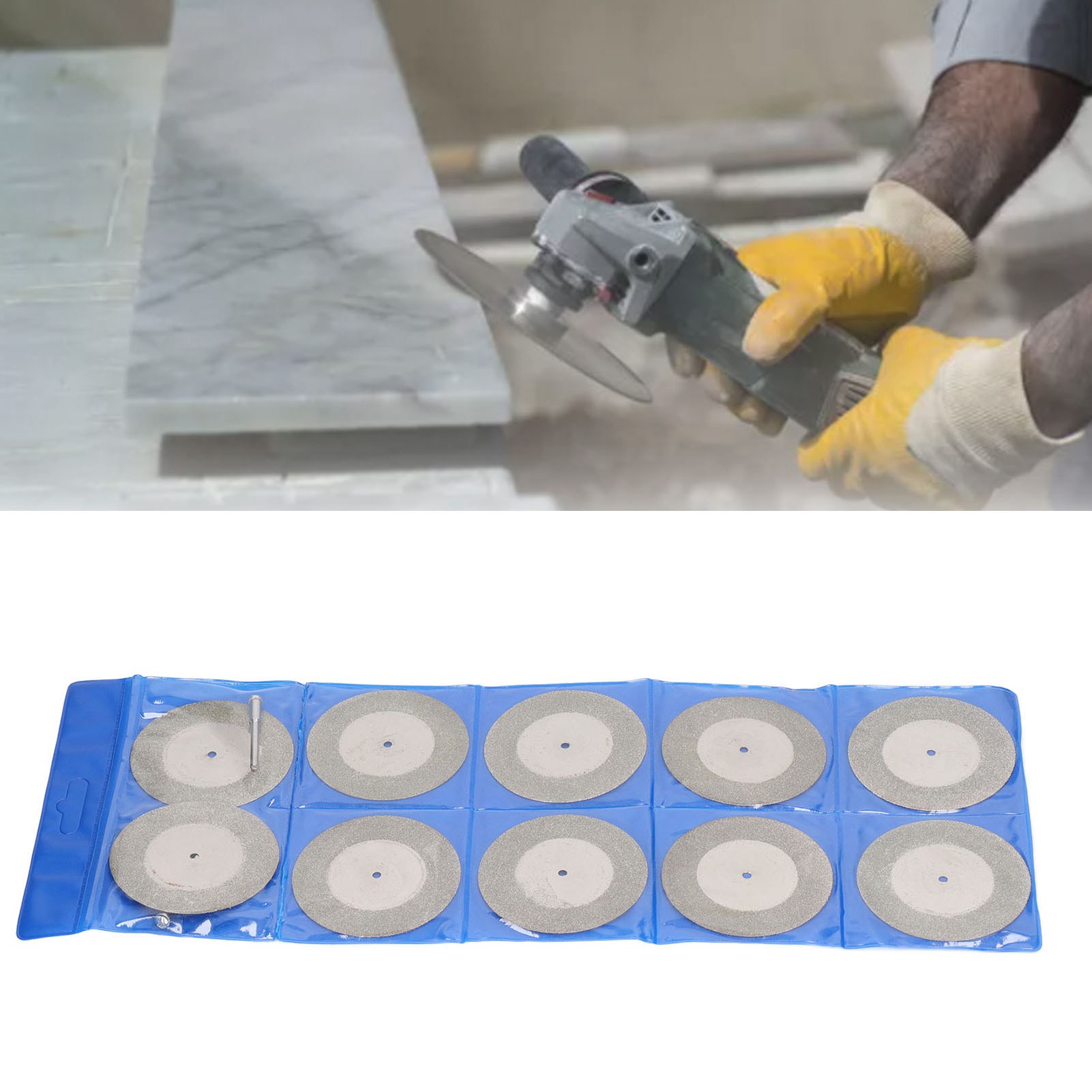 Ultradünne 60-mm-diamanttrennscheiben Für Achat, Jade Und Edelsteine, Geeignet Für Zahnfugenarbeiten.