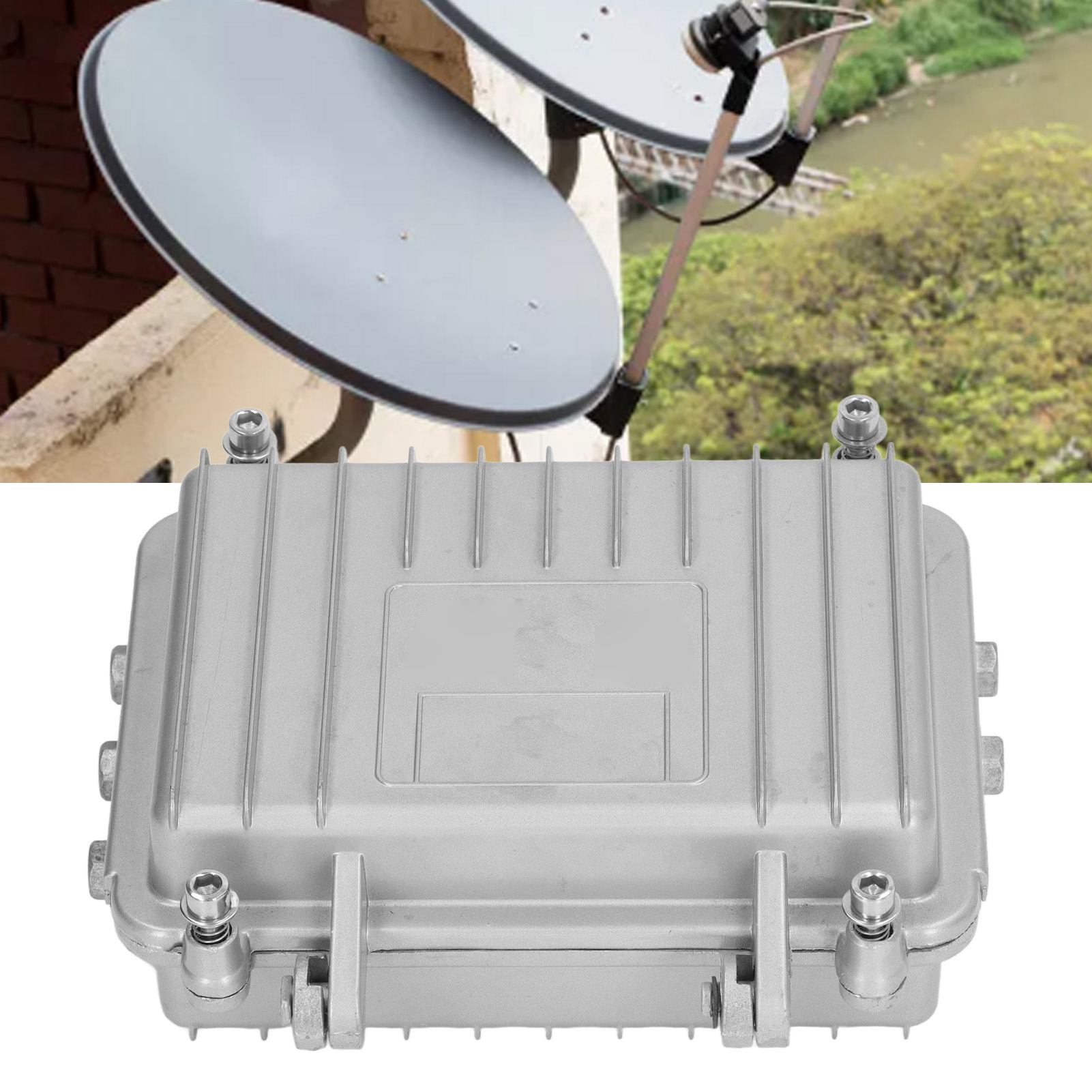 Wasserdichtes Signalverstärkergehäuse Aus Aluminiumdruckguss (160 X 110 X 60 Mm) Für Den Außeneinsatz