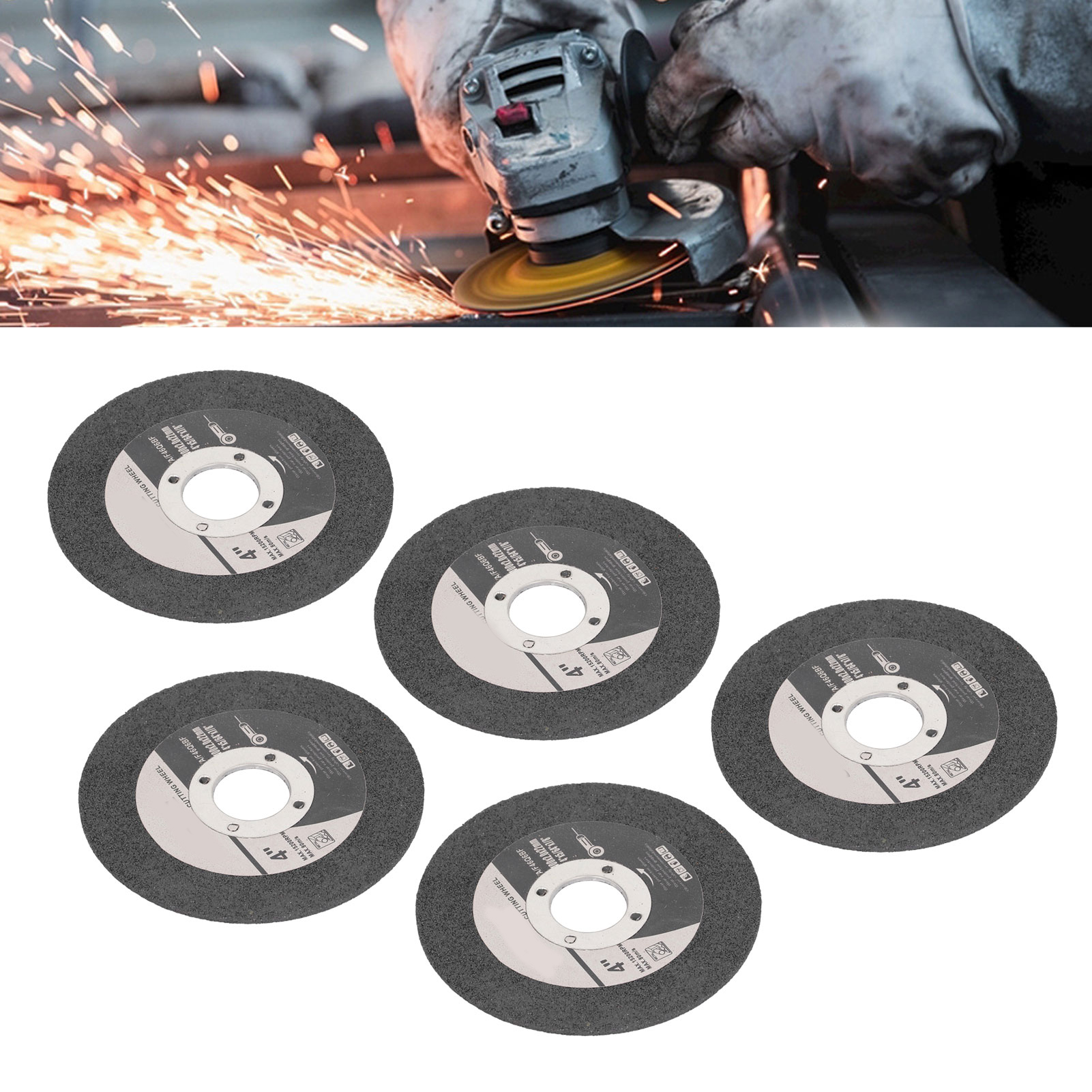 Schleifscheibe Mit Einem Außendurchmesser Von 100 Mm Und Einem Innendurchmesser Von 22 Mm Zum Polieren Von Metallen Und Edelstahl