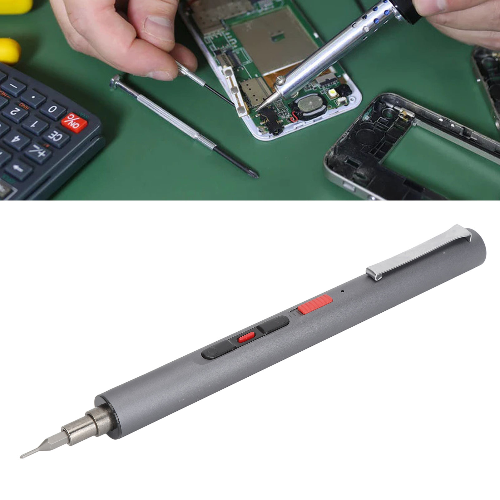 Dieser Hochdrehmomentstarke Präzisions-mini-elektroschraubendreher Eignet Sich Für Brillen, Uhren, Kameras, Laptops, Drohnen, Spielzeug, Smartphones, Elektronische Produkte, Ps4 Usw.