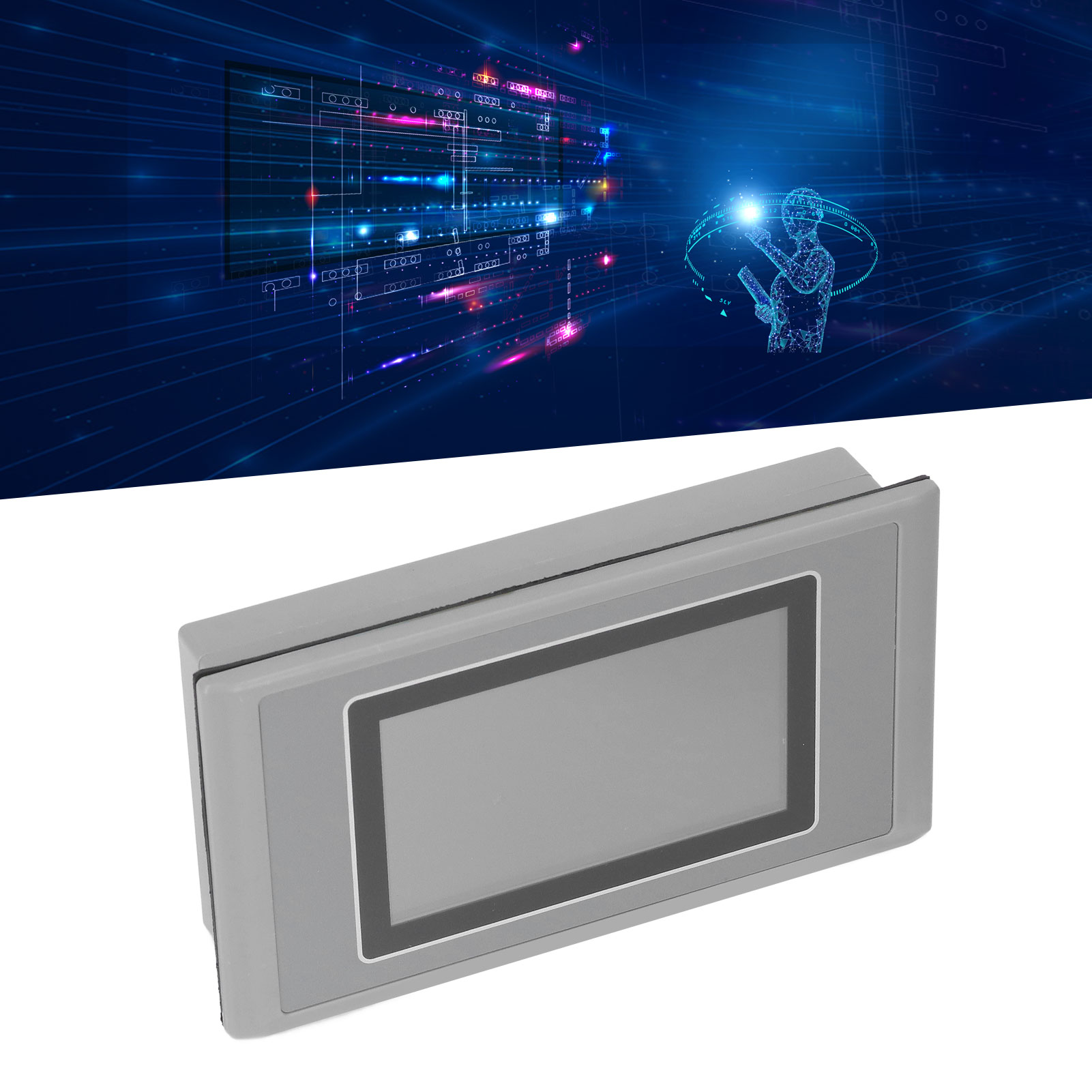 Die Ap320t 24v 4,3-zoll-farb-touchscreen-mensch-maschine-schnittstelle (hmi) Kann Die Op320-as Md204l Sk-043ae/b Ersetzen Und Wird Mit Einem Op-downloadkabel Geliefert.