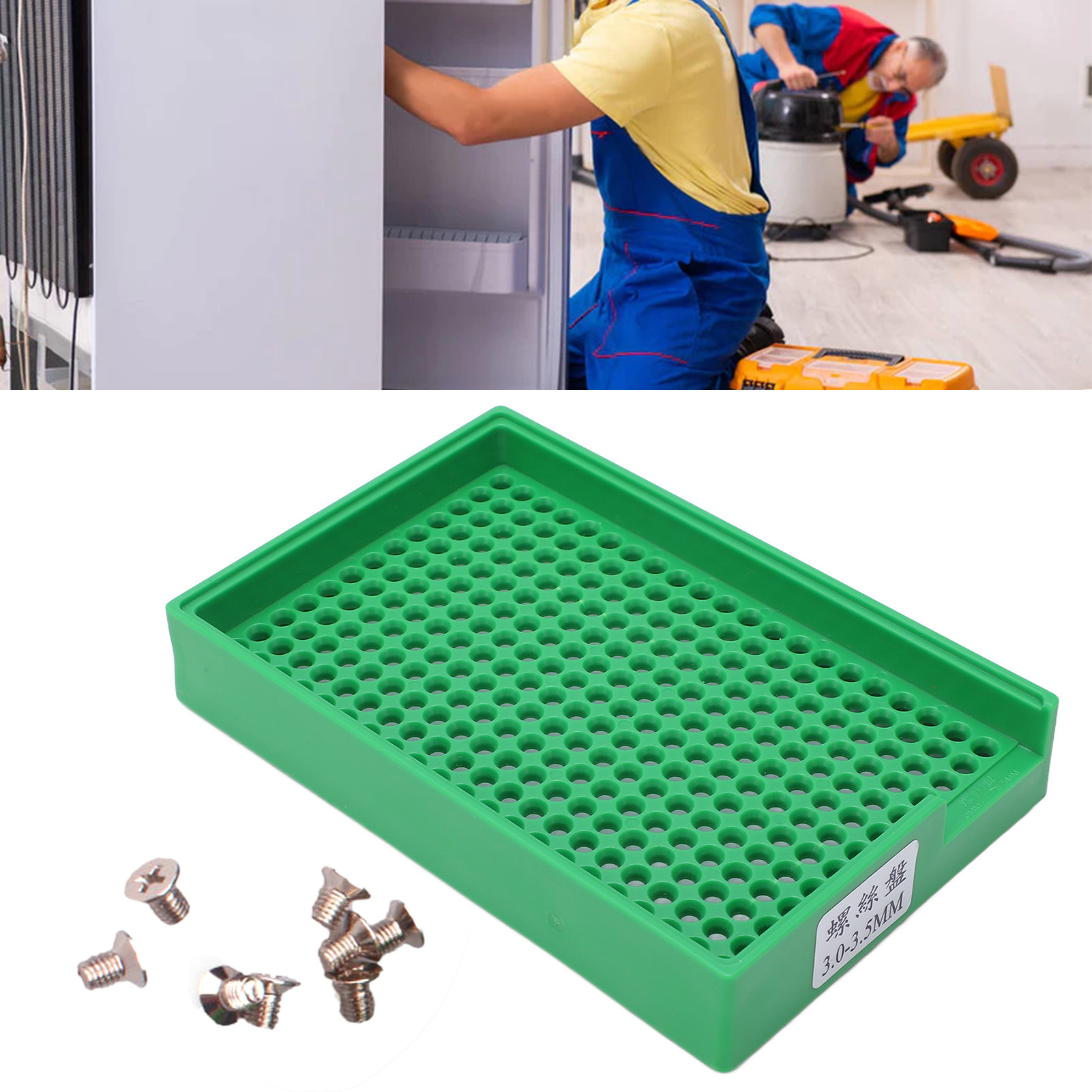 Antistatischer Schraubenorganizer Mit Mehreren Löchern, Schraubenhalter 3,0–3,5