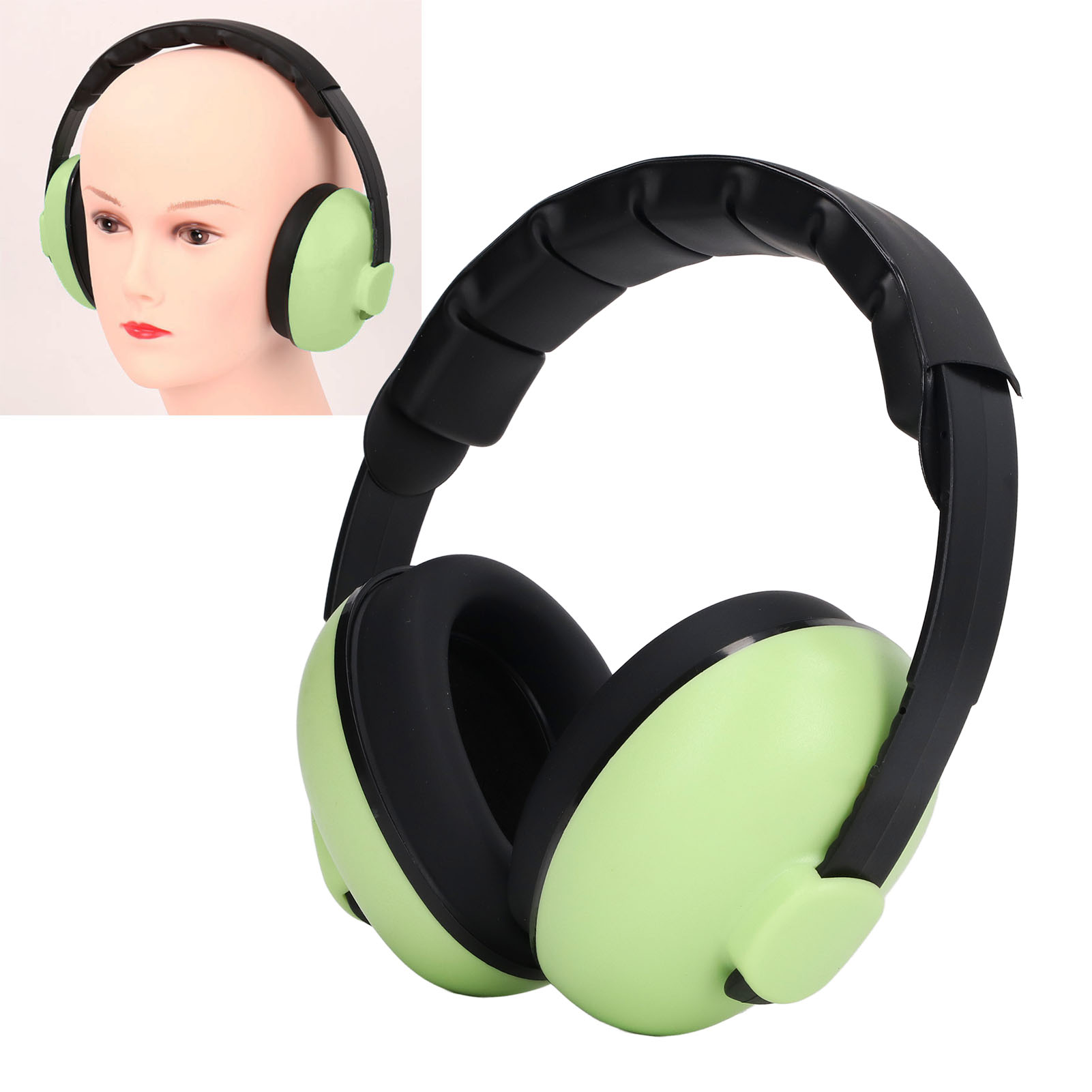 Geräuschunterdrückender Kopfhörer Mit Nrr 31 Db, Gehörschutz In Industriequalität, Lärmreduzierung, Sensorische Und Aufmerksamkeitsfördernde Funktion, Matcha Green 116