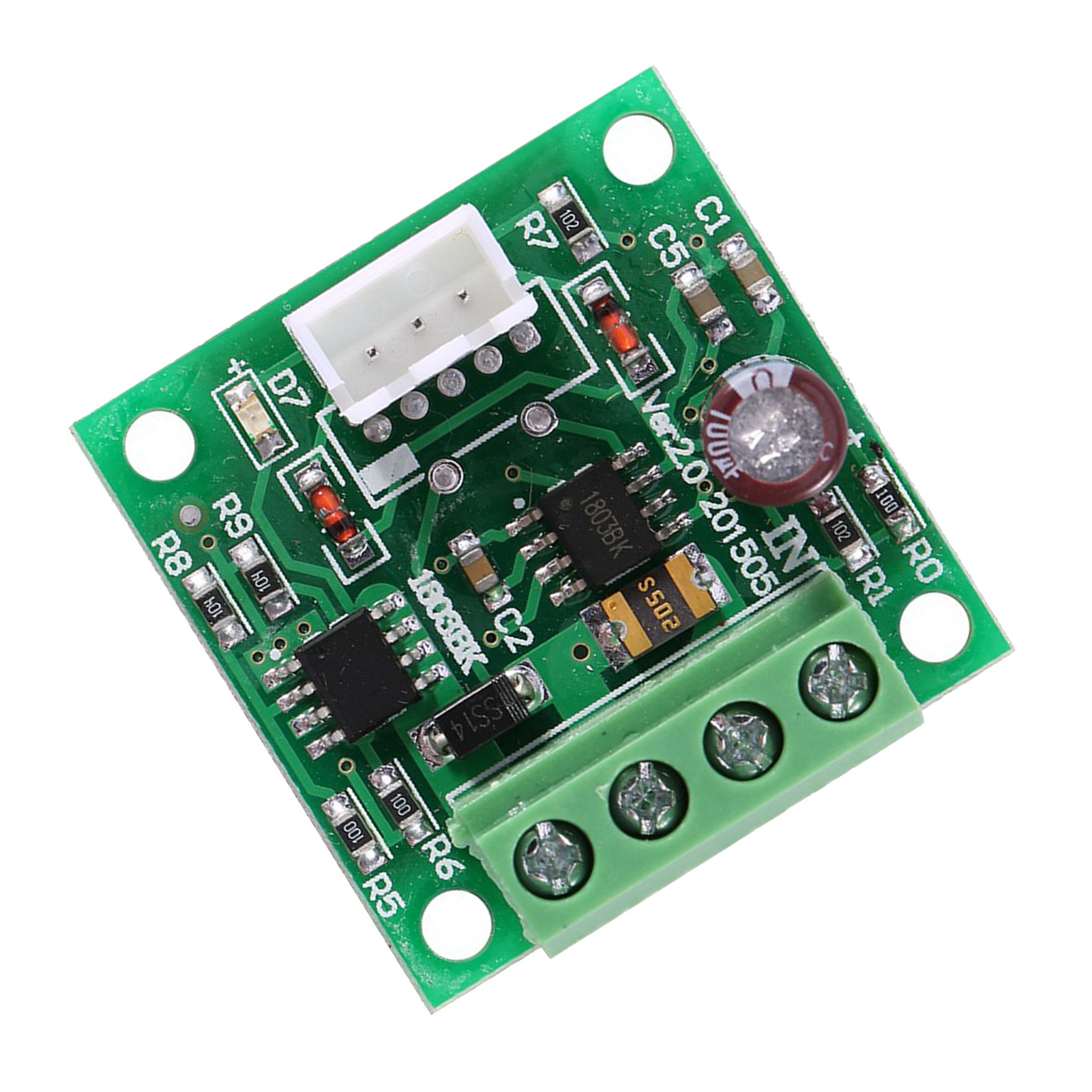 Drehzahlregler Für 1,8–15 V 2 A Gleichstrommotor Pwm 1803bk