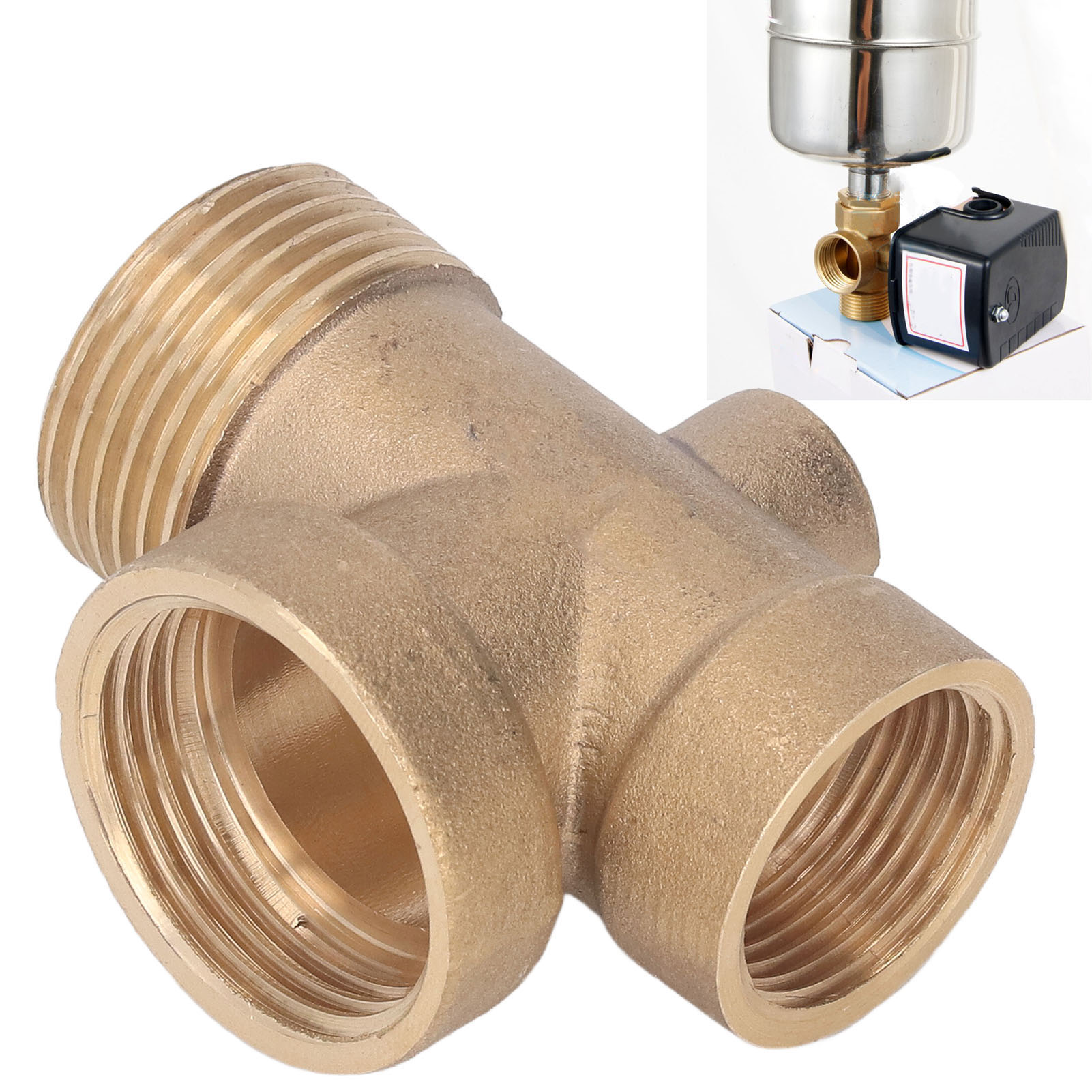 Hauswasserpumpe Mit Selbstansaugung, Edelstahlpumpe, Automatische Steuerung, Zubehör Für Die Wasserpumpe, 1-zoll-vierwegeventil Aus Kupfer