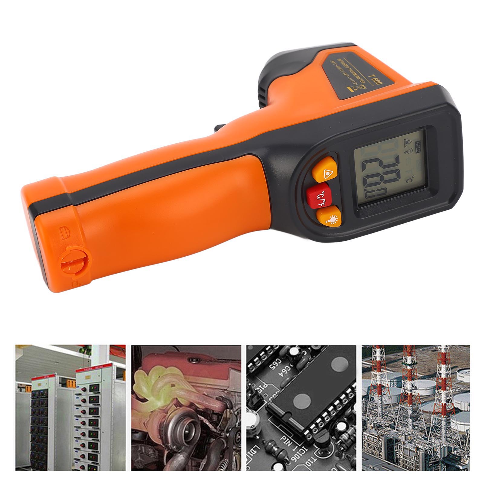 Temperaturmessgerät T600, Industrielles Infrarot-thermometer, Hochpräzises Ölthermometer, Temperaturmessgerät Für Wasser/speiseöl.