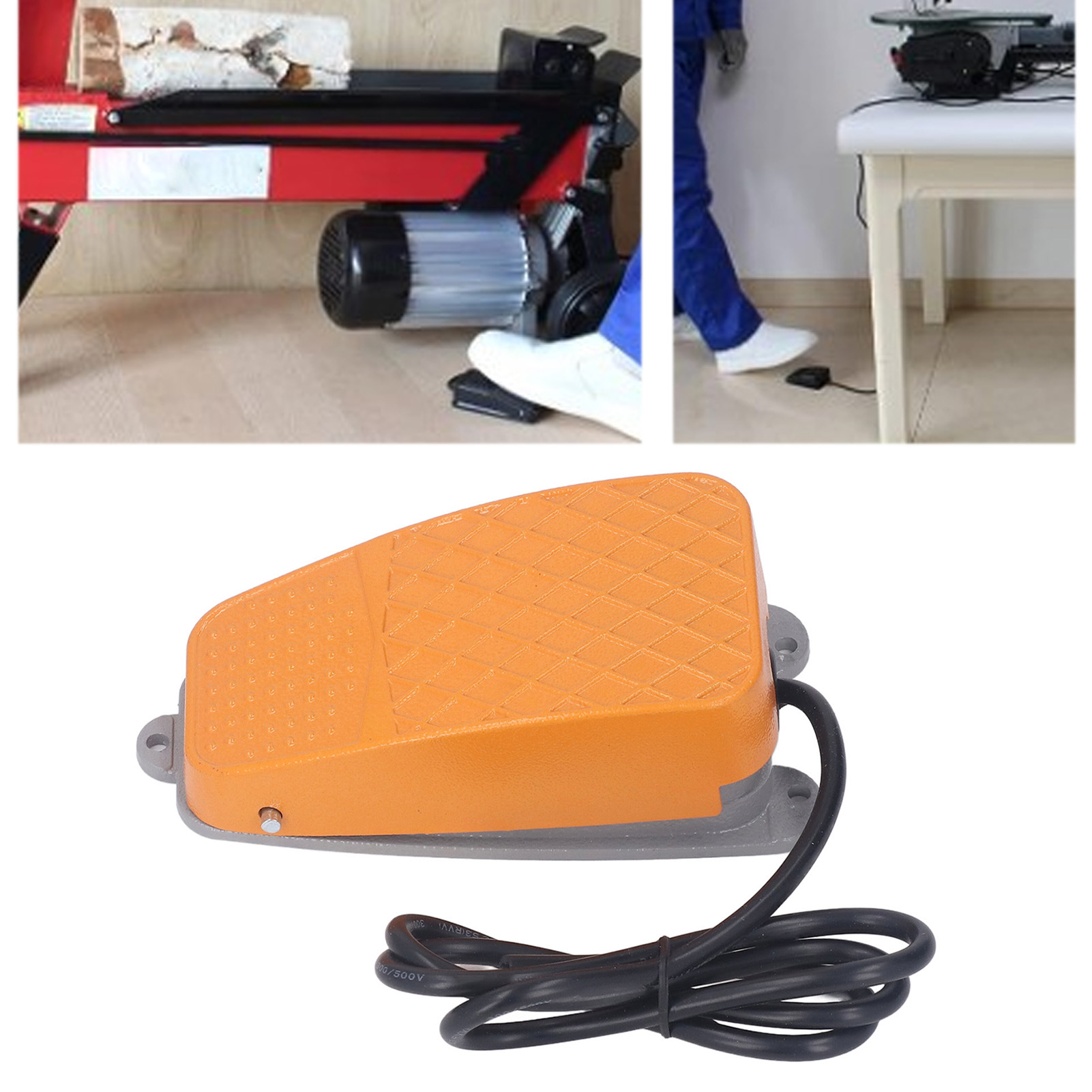 Fs-3 Fußschalter, 250 V, Normalerweise Geschlossen, Geeignet Für Medizinische Geräte, Textilmaschinen, Schweißgeräte, Druckmaschinen, Elektrowerkzeuge Usw.