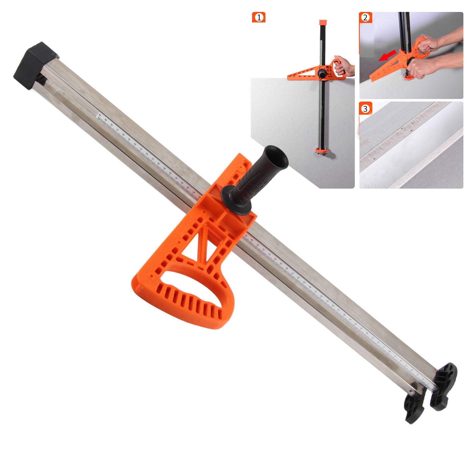 Gipskarton-schneidewerkzeug, Manuell, Hohe Präzision, Tragbar, Orange.