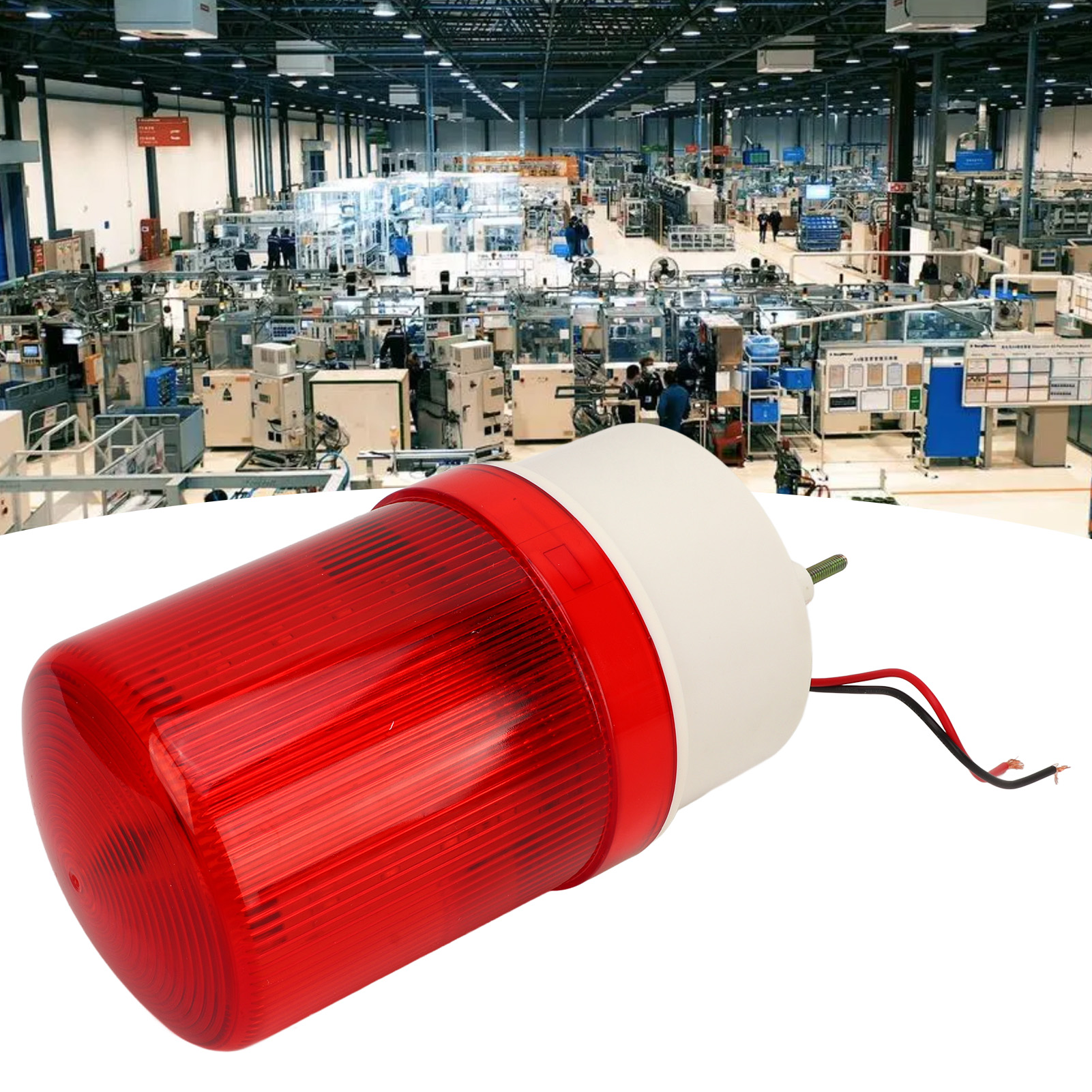 Lte-1101 Stiller Alarm Mit Rotierender Alarmleuchte Und Blinkender Warnleuchte (220 V)