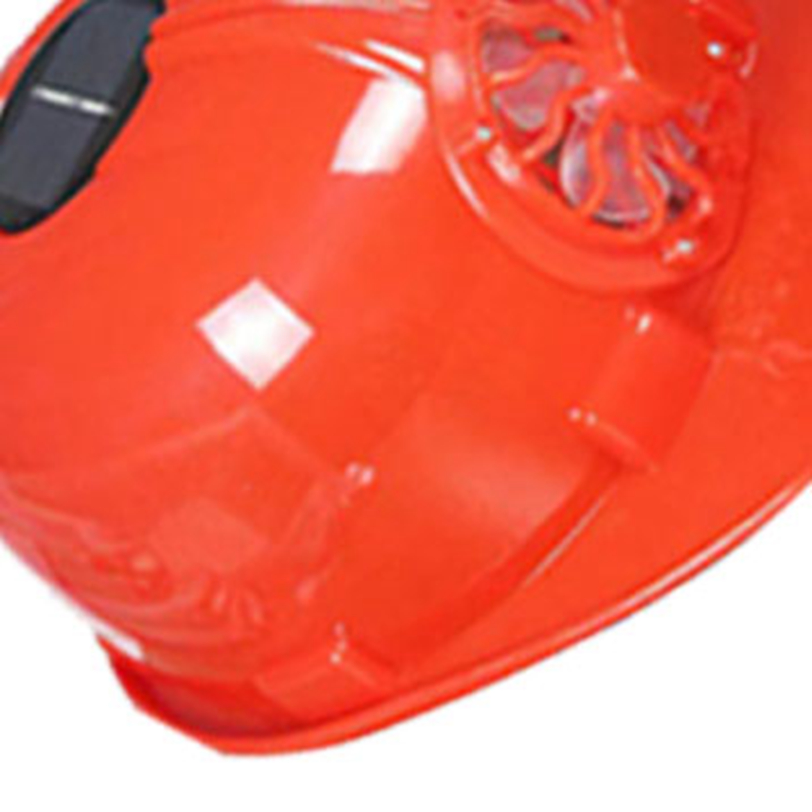Solarbetriebener, Atmungsaktiver Sommerarbeitshut Mit Ventilator, Rot.