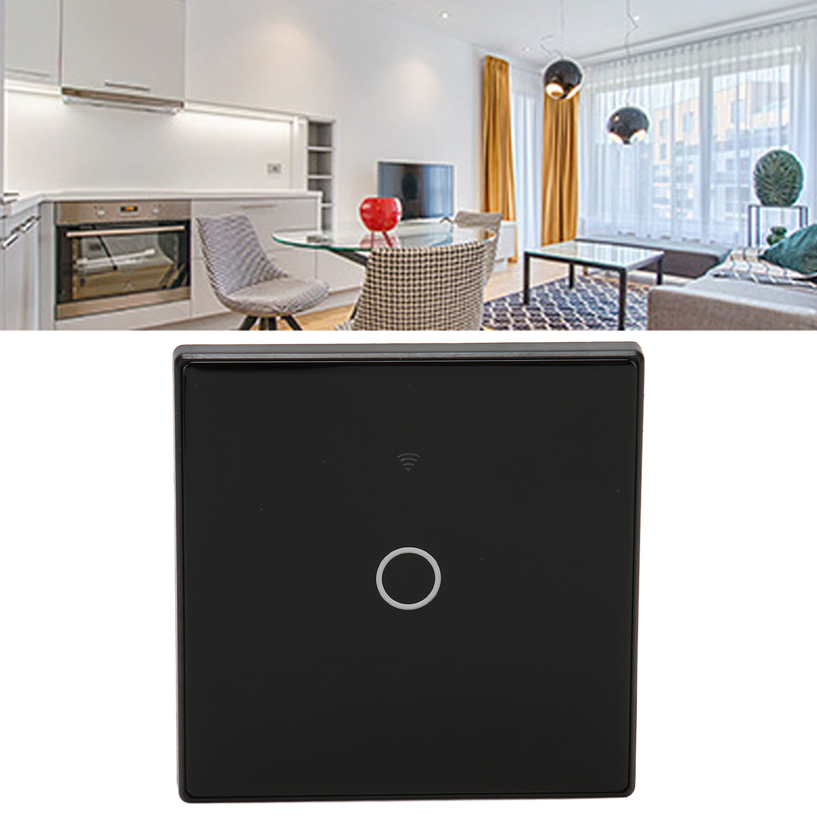 Intelligenter Wlan-schalter, Intelligentes Drahtloses Bedienfeld, Berührungsschalter, Alexa-sprachsteuerung.
