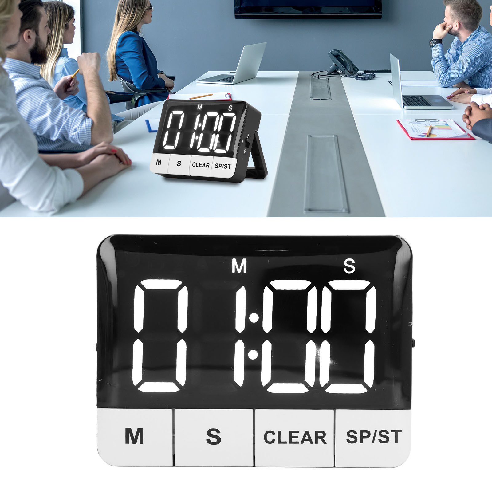 Multifunktionaler Tragbarer Timer, Zeitmanagement, Countdown-timer Mit Magnetischer Befestigung