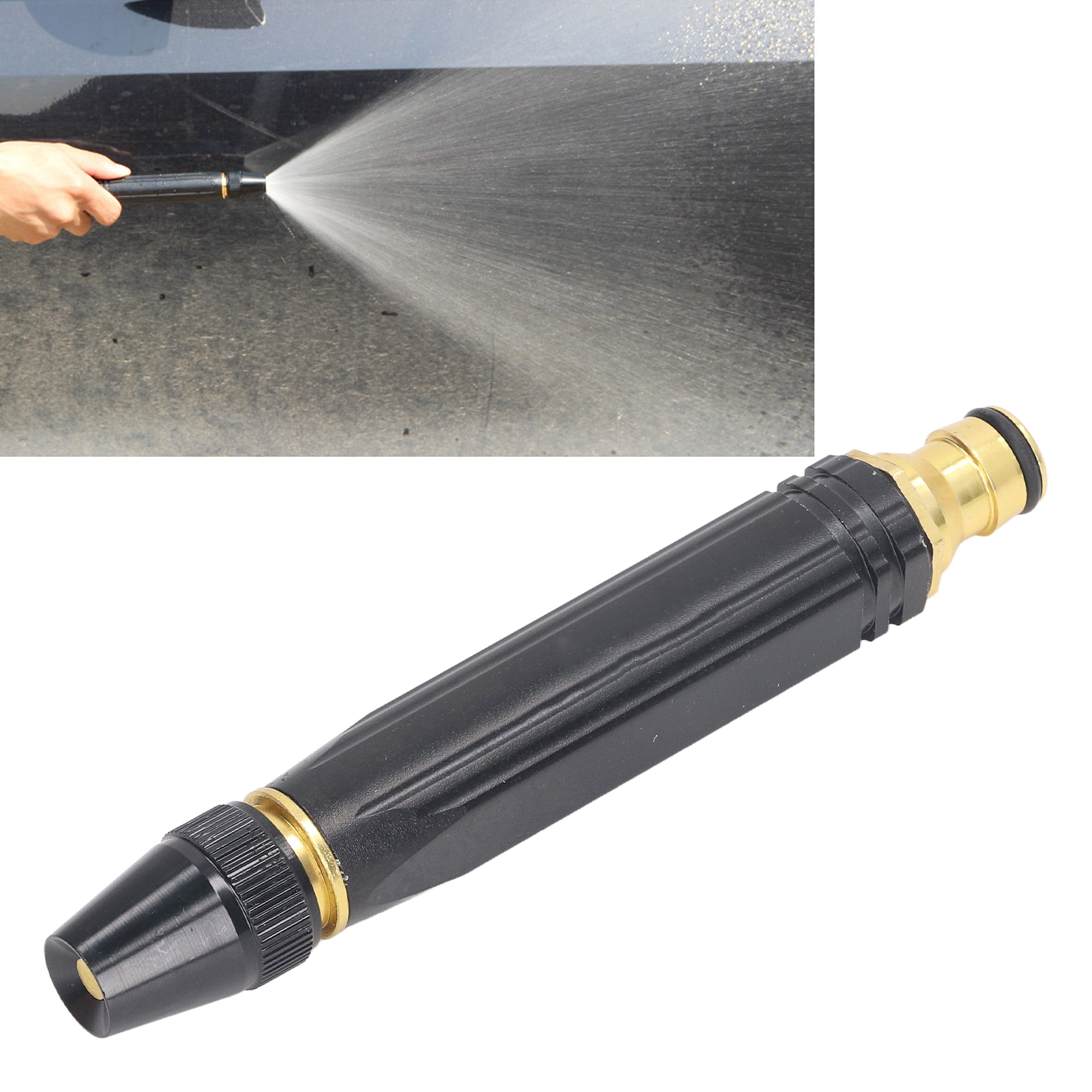 Schwarze King Kong Wasserpistole Für Den Hausgebrauch Mit Kupferbeschichteter Legierungsdüse Und Schaumstoffgehäuse