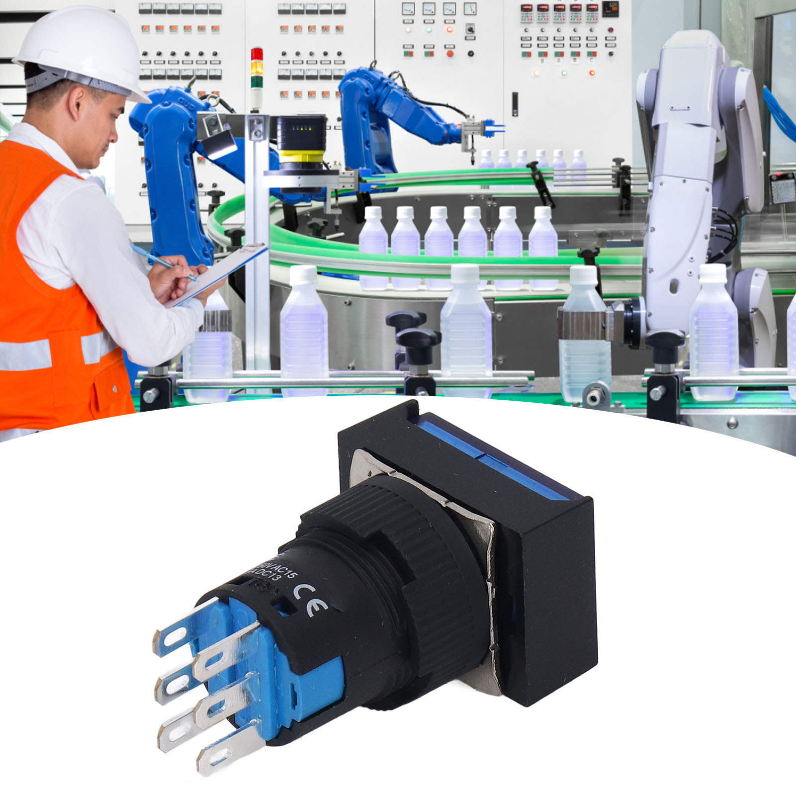 Drucktaster Für Industrieanlagen Bem-la16-22-jb Ac0240v