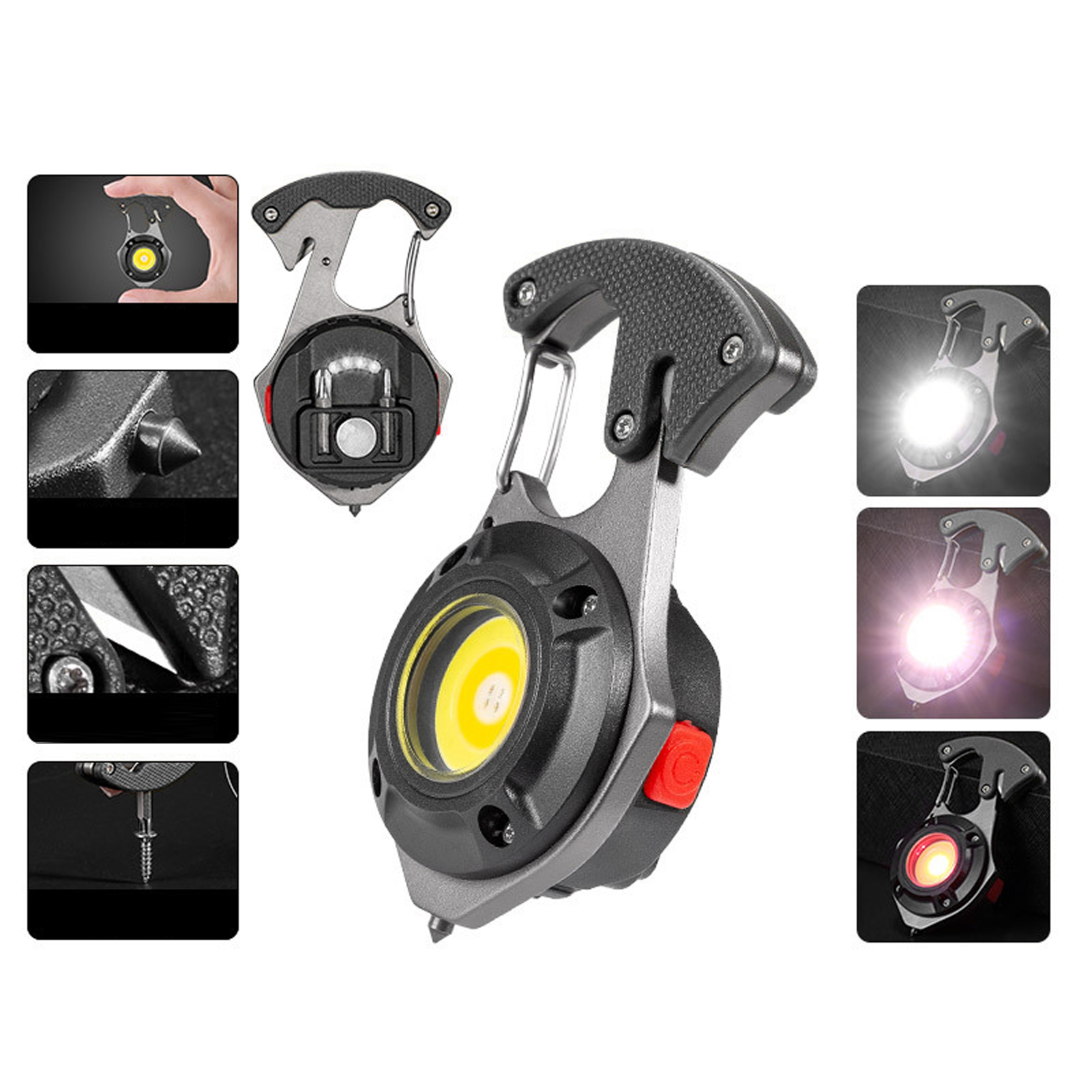 Mini-led-taschenlampe Als Schlüsselanhänger, Ultrakompakt, Leistungsstark Und Ultraleicht.
