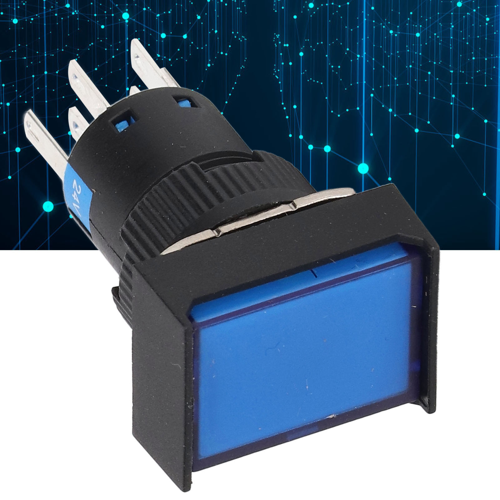 Selbstverriegelnder Drucktaster Für Industrieanlagen Ac/dc 24v Bem-la16-22ds-jb