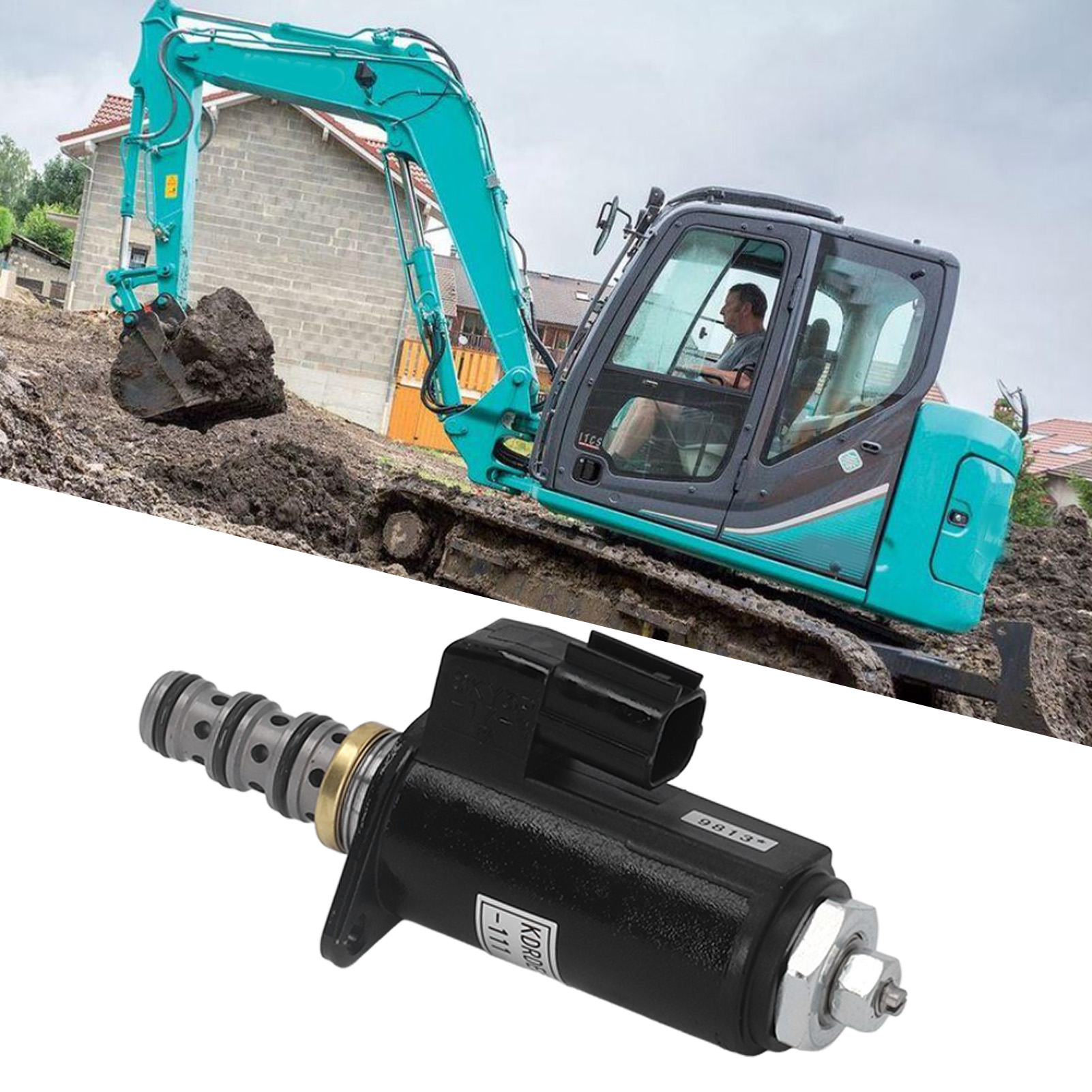 Das Magnetventil Kdrde5k-31/30c40-111 Für Hydraulikpumpen Ist Mit Den Modellen Kobelco Sk100/120/220-3/6 Kompatibel.