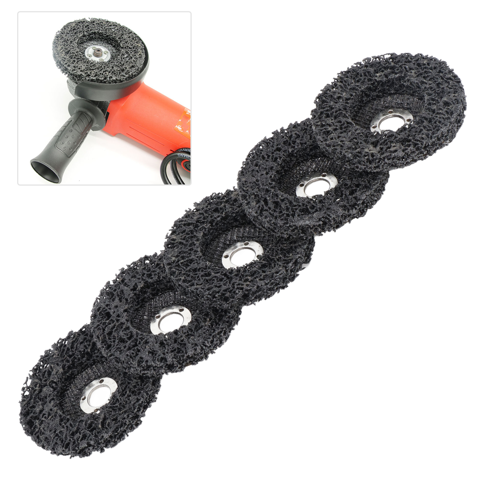 5 Schwarze Diamantpolierscheiben, 4 Zoll (100 Mm)