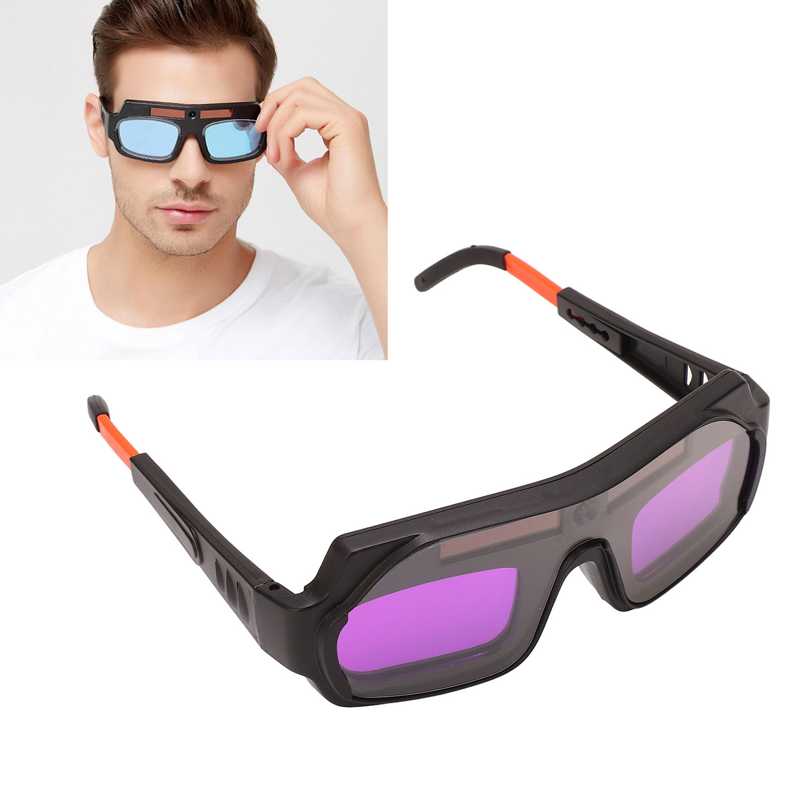 Automatische, Farbwechselnde Schweißerbrille Mit Zwei Frequenzen Zum Schutz Vor Intensiven Lichtbögen.