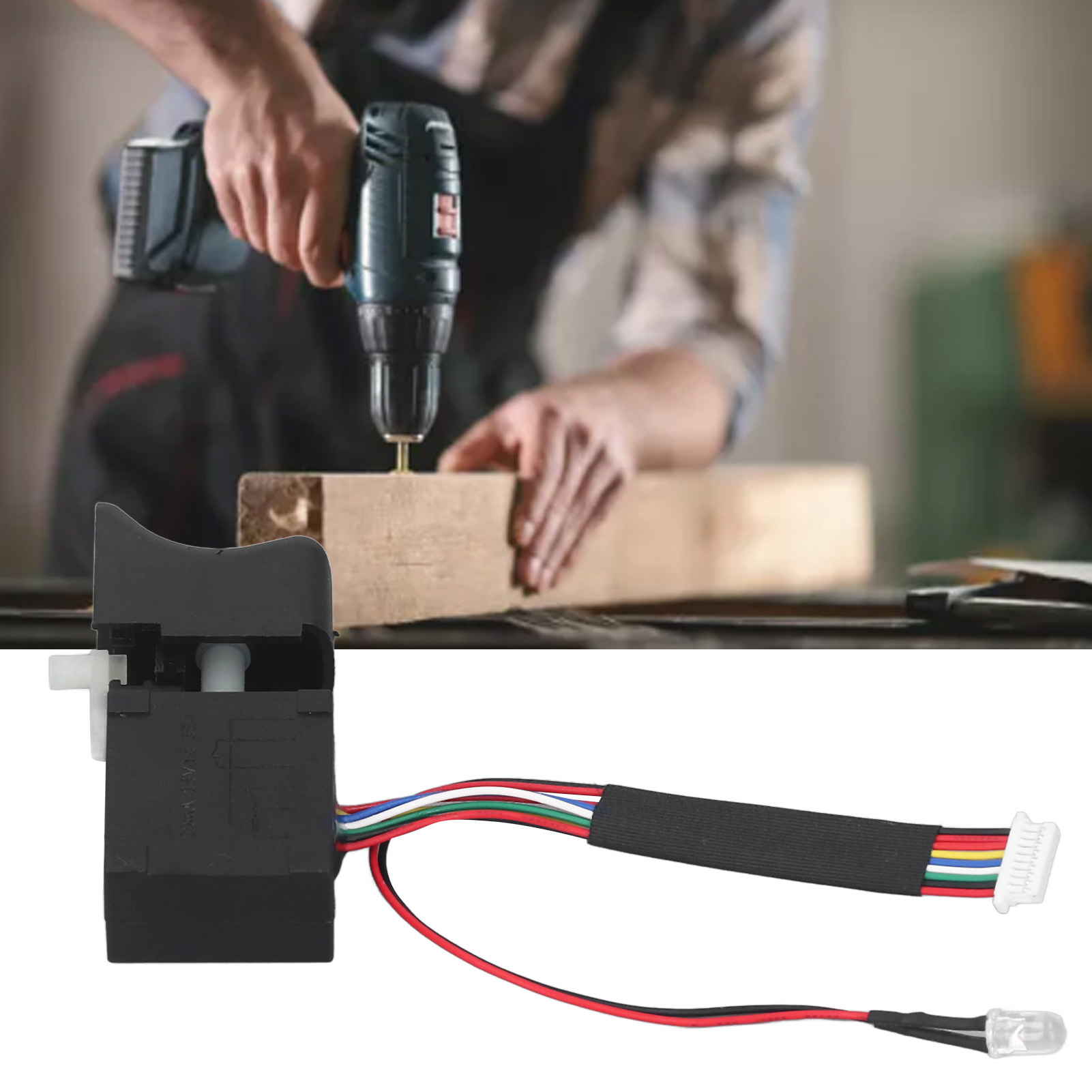 Dayi Dc36v Bürstenloser Drehmomentschlüsselschalter, Drehmomentschlüsselschalter Mit Lithiumbatterie, Zubehör Für Elektrische Drehmomentschlüssel