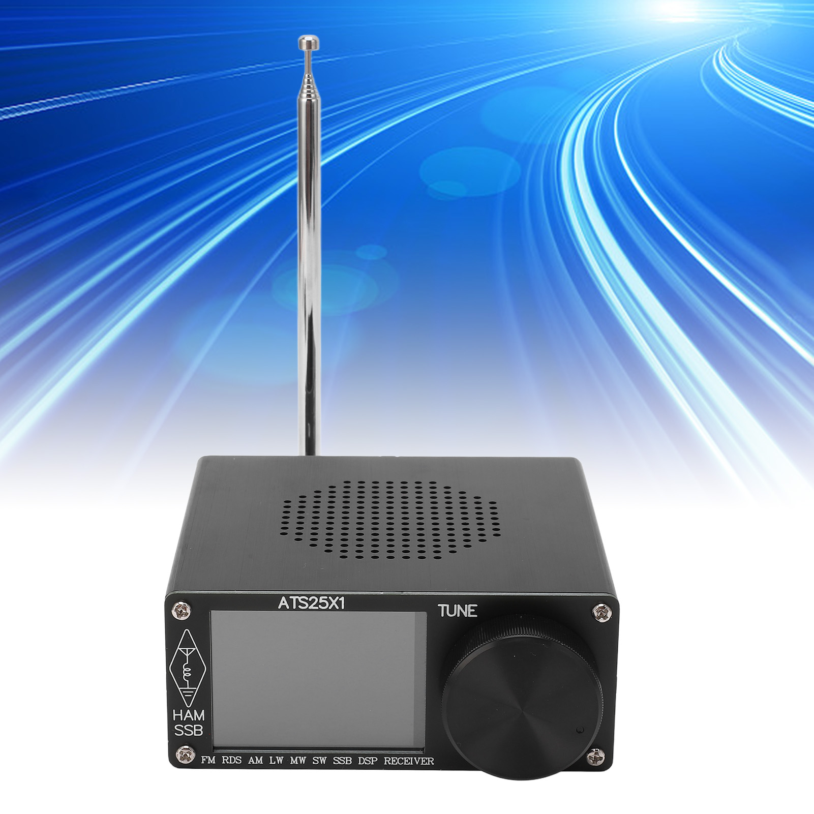 Si4732 Multiband-funkempfänger Mit Verbessertem 2,4-zoll-touchscreen Ats25x1
