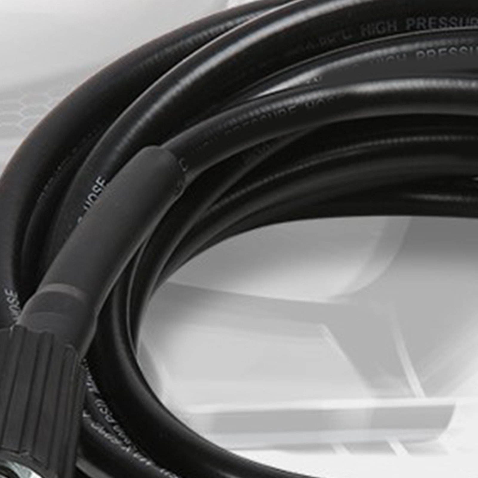Meter Langer Hochdruck-gartenschlauch Mit Silbernem M22+-stecker, Für Wasserpistolen, 5800 Psi Druck, Für Autowäsche Und Hausgebrauch (40 Mpa), Aus Gummi.