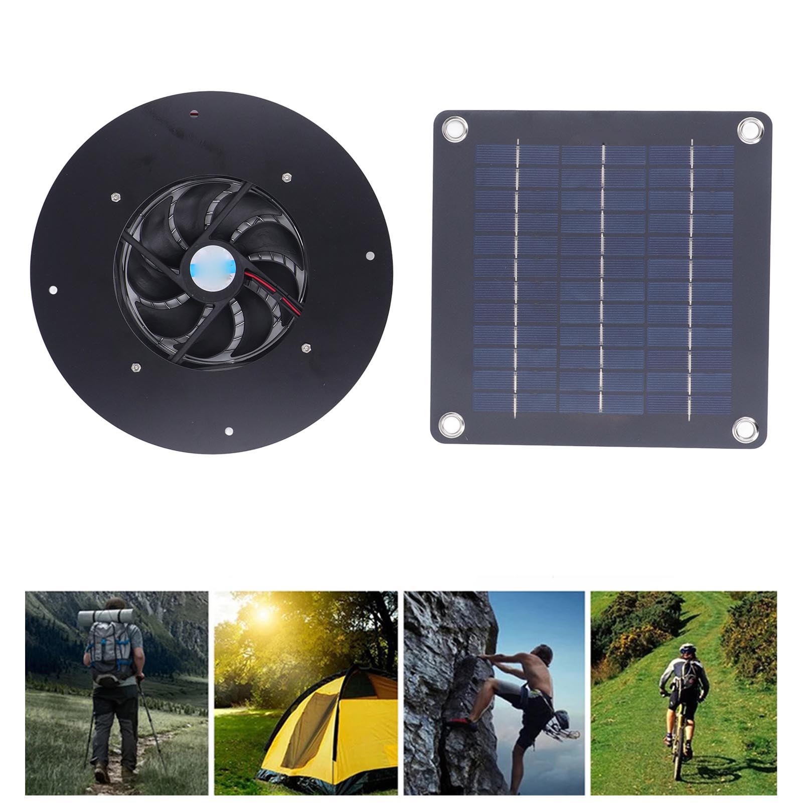 50-w-solarventilator Für Tierzwinger – Belüftung Und Kühlung Im Außenbereich