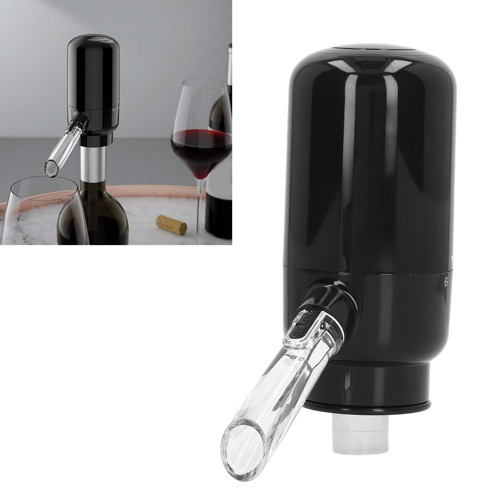 Elektrischer Zapfhahn Und Zapfhahn Für Sekt, Wiederaufladbarer Automatischer Weinausgießer