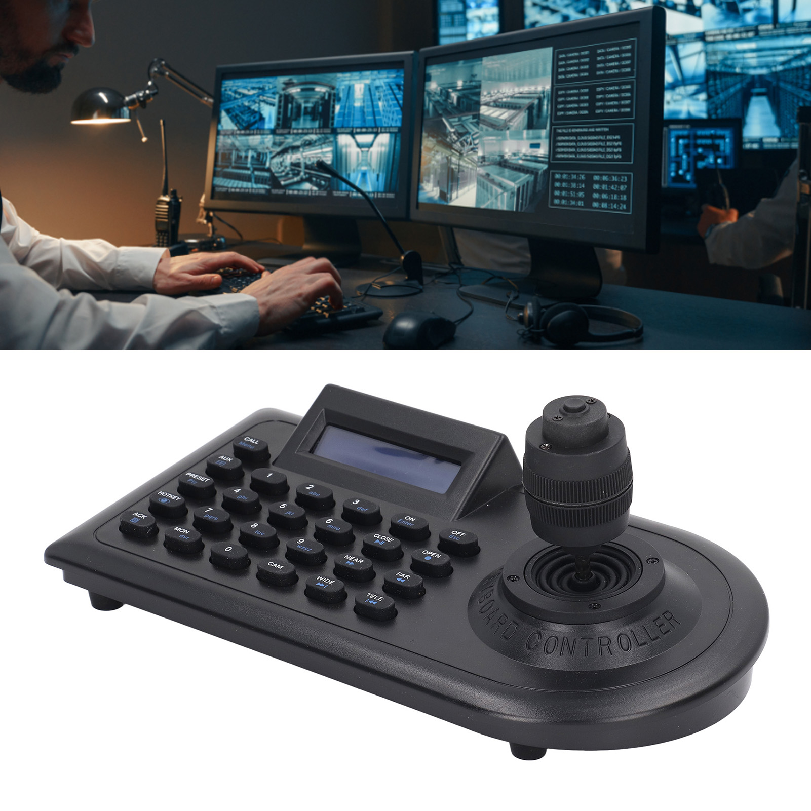 4d-steuertastatur Mit Schwenk- Und Neige-joystick Für Ptz-kameras, Europäischer Standard 100–240 V