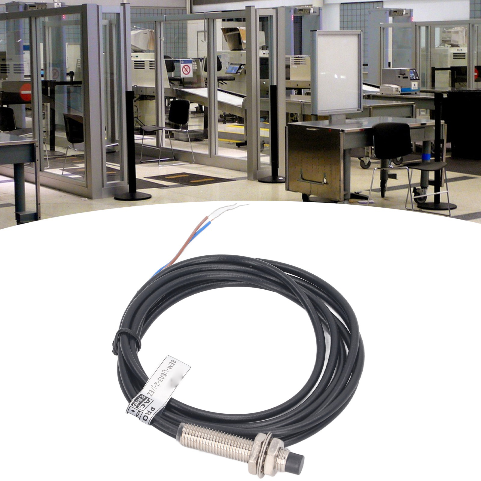 Berm@verkauft In 4er-packs: Bem-lj8a3-2-j/ez Induktiver Näherungsschalter Mit 8 Mm Durchmesser Metallgehäuse, Normalerweise Offener (no) Kontakt Mit Zwei Wechselstromdrähten, 110-220 V Ac, 2 Mm Erfass